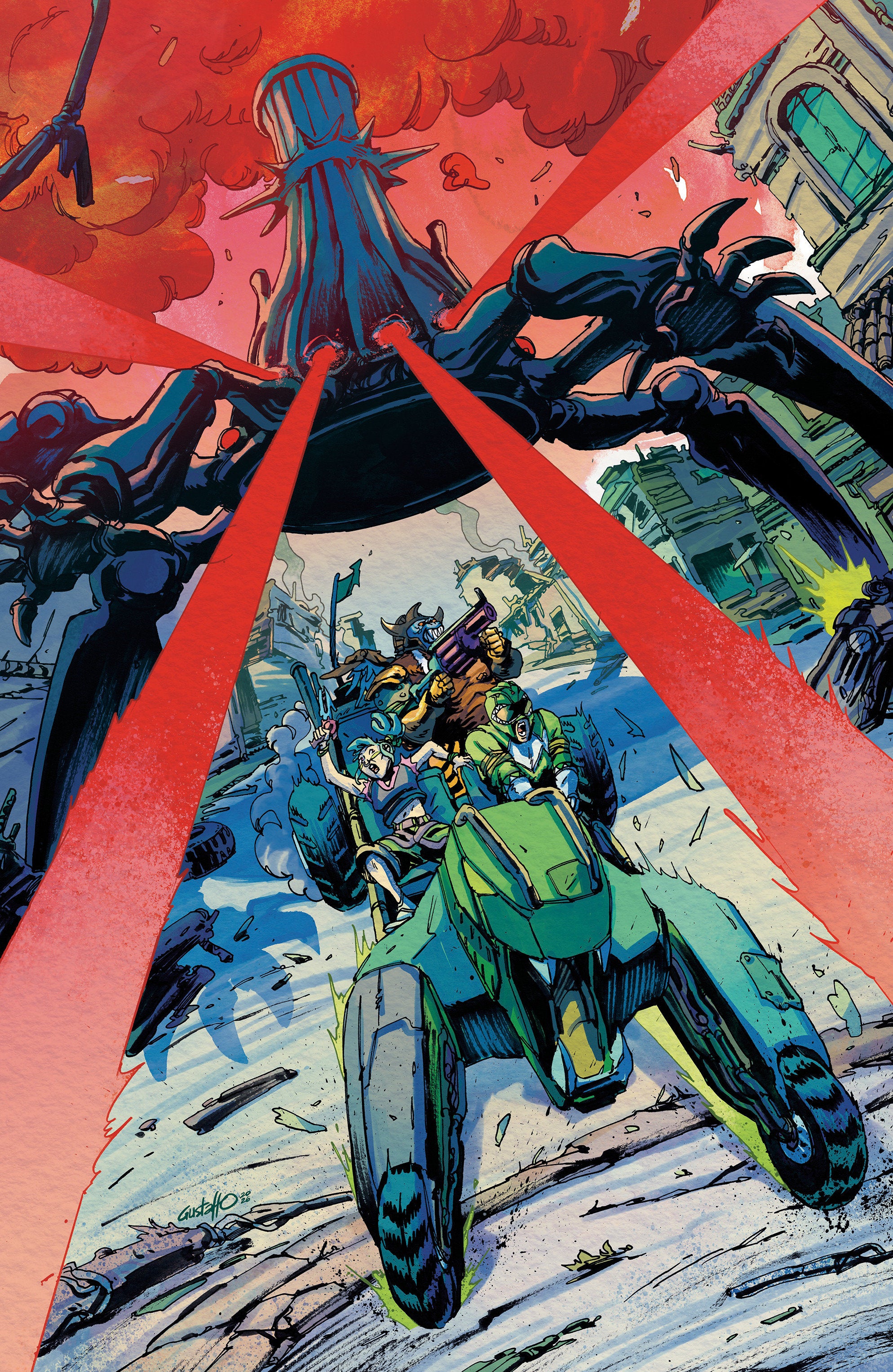 Power Rangers Green #2 Boom E 1:10 Virgin Foil Vargas 09/16/2026 | BD Cosmos
