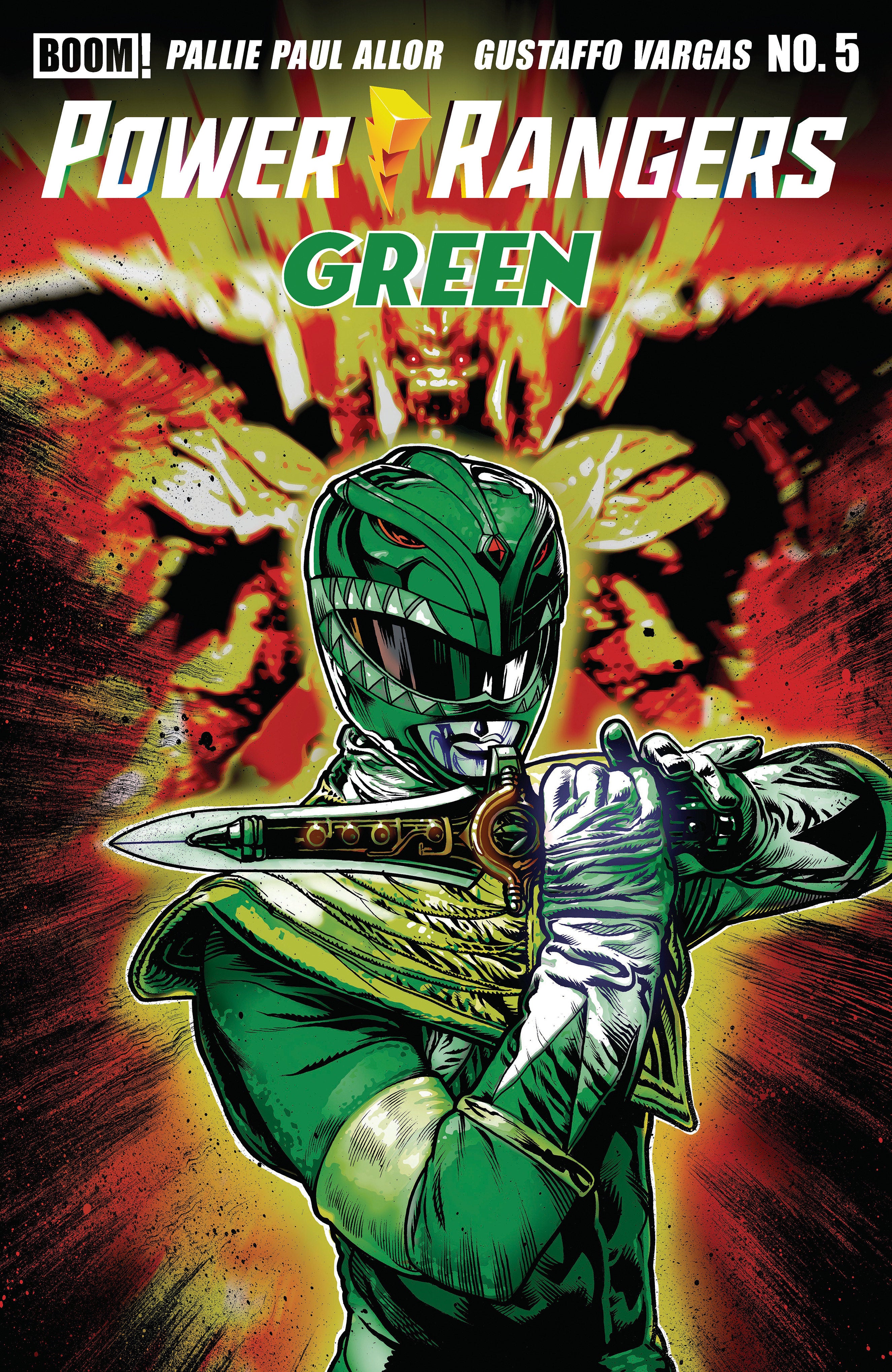 Power Rangers Green #5 BOOM A Main Harris 12/23/2026 | BD Cosmos