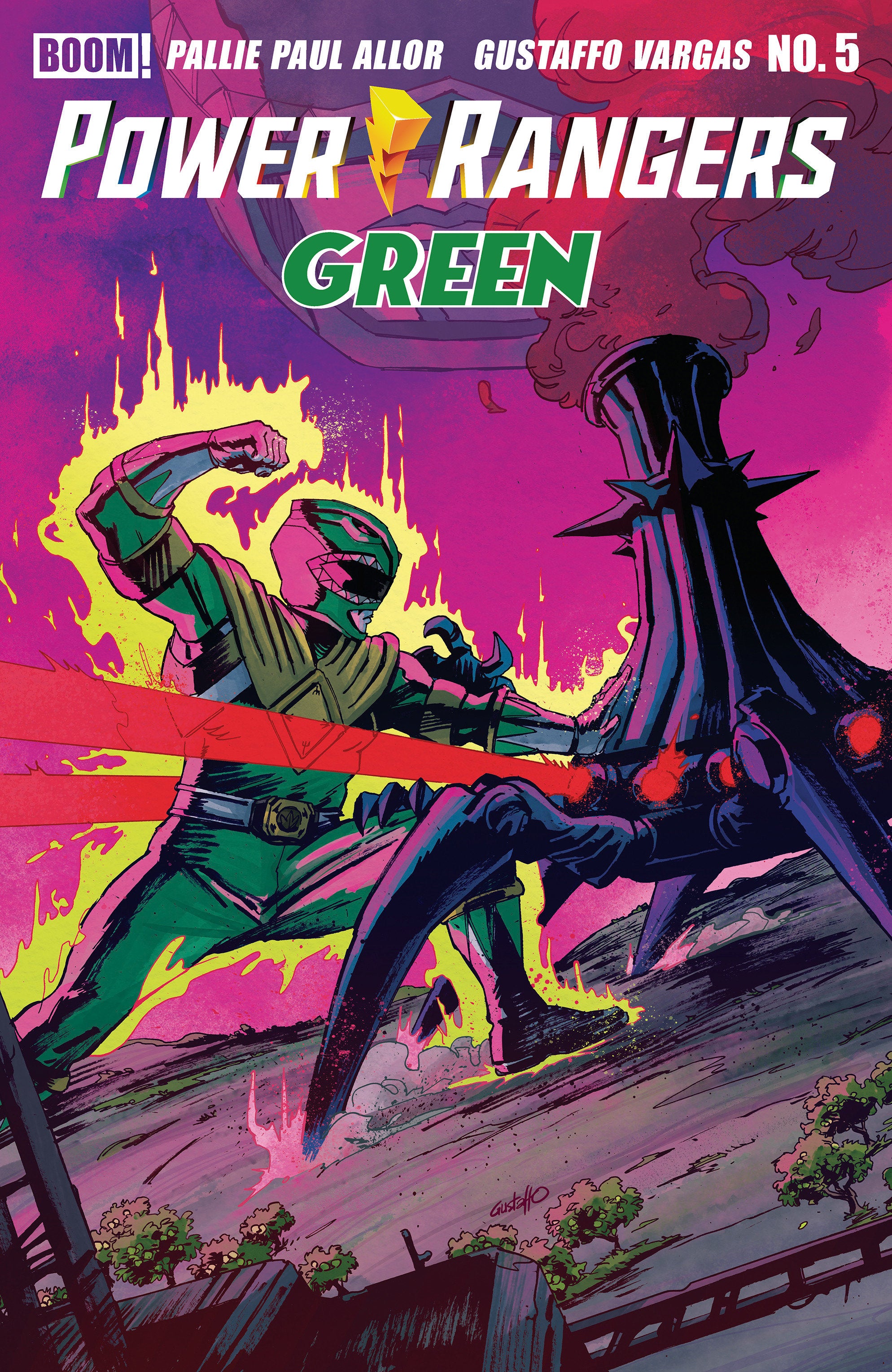 Power Rangers Green #5 BOOM B Vargas 12/23/2026 | BD Cosmos