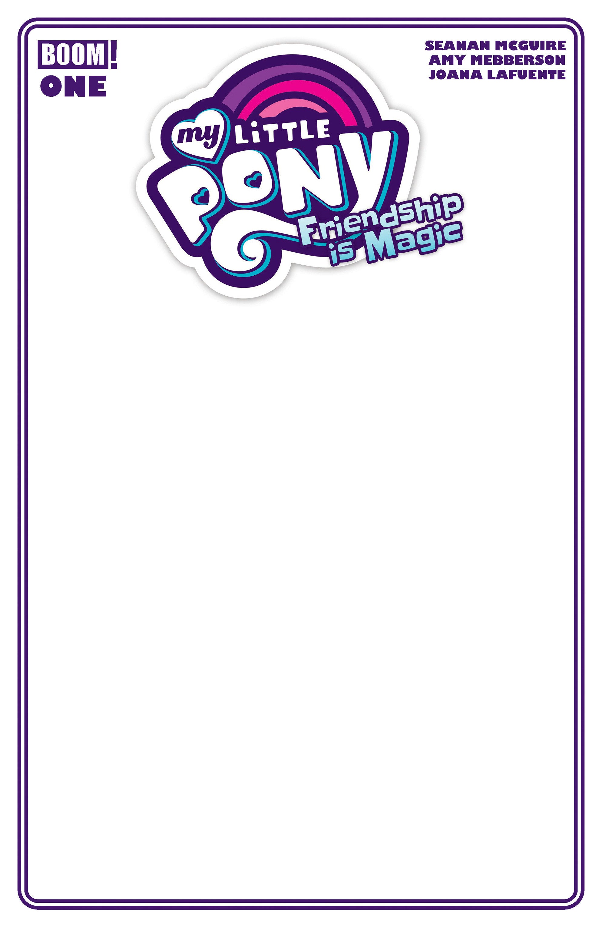 My Little Pony: Friendship Is Magic 2026 #1 Boom D Blank 11/11/2026 | BD Cosmos