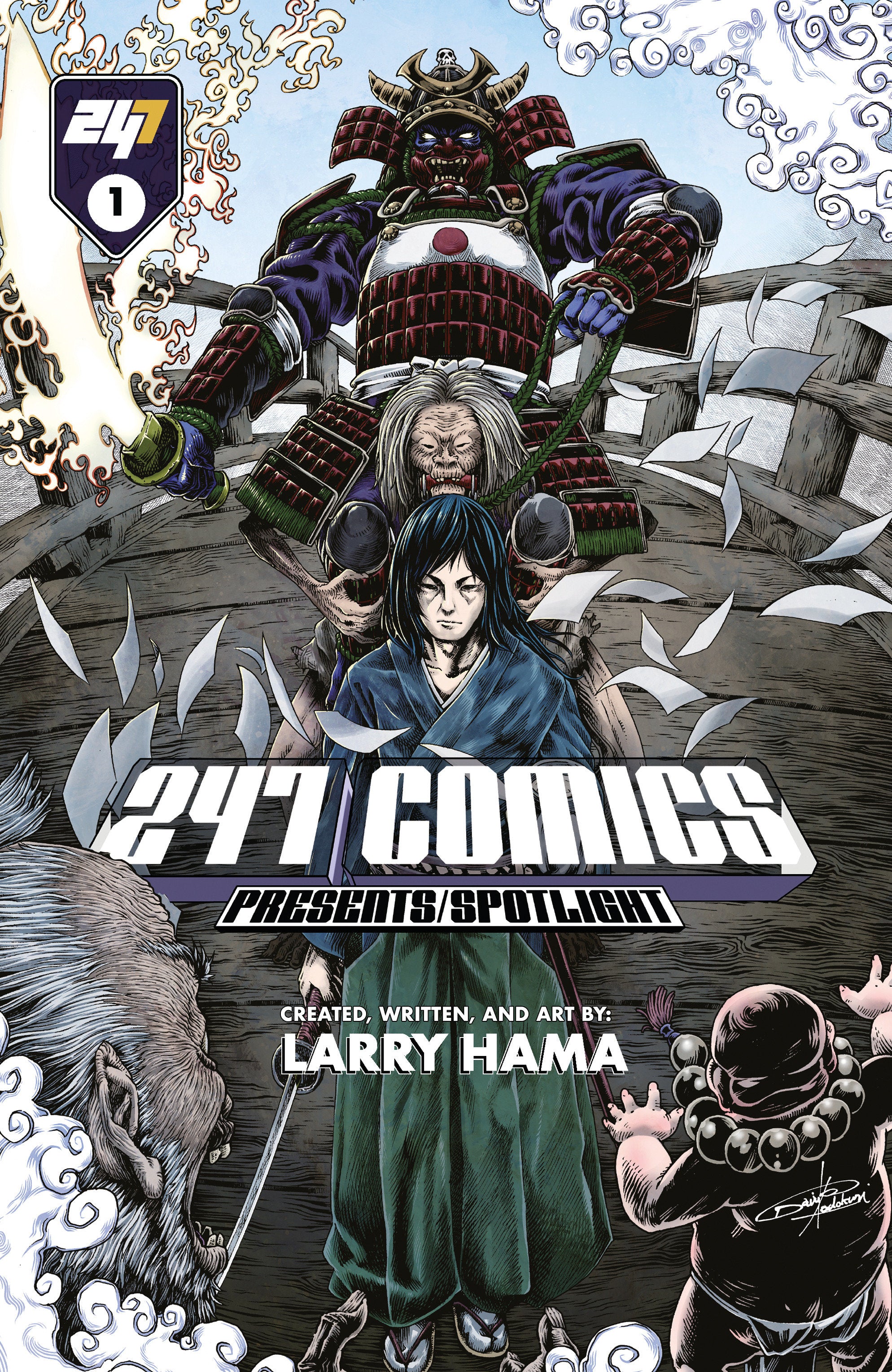 247 Comics Presents / Spotlight #1 Cover J   Demon's Bridge Manga Variant | BD Cosmos