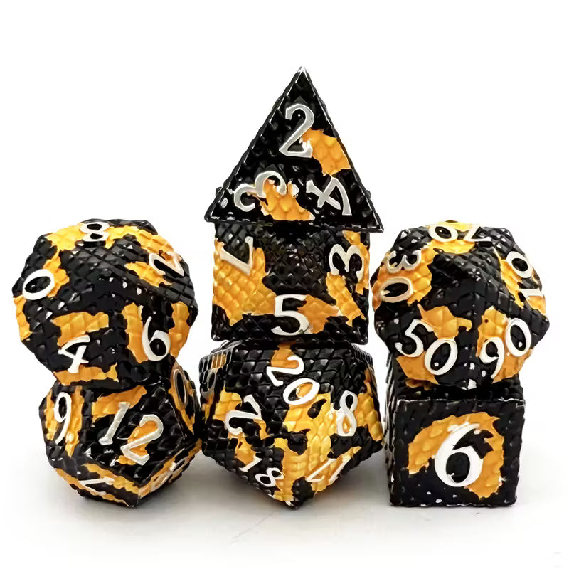 METAL RPG DICE SET - DRAGON GUÊPE | BD Cosmos