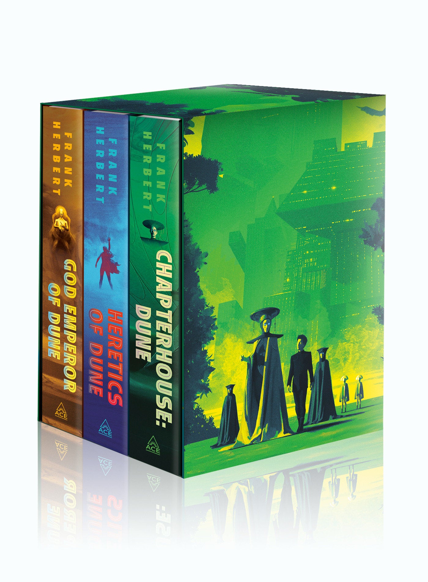 Frank Herbert's Dune Saga Books 4-6 Deluxe Hardcover Boxed Set | BD Cosmos