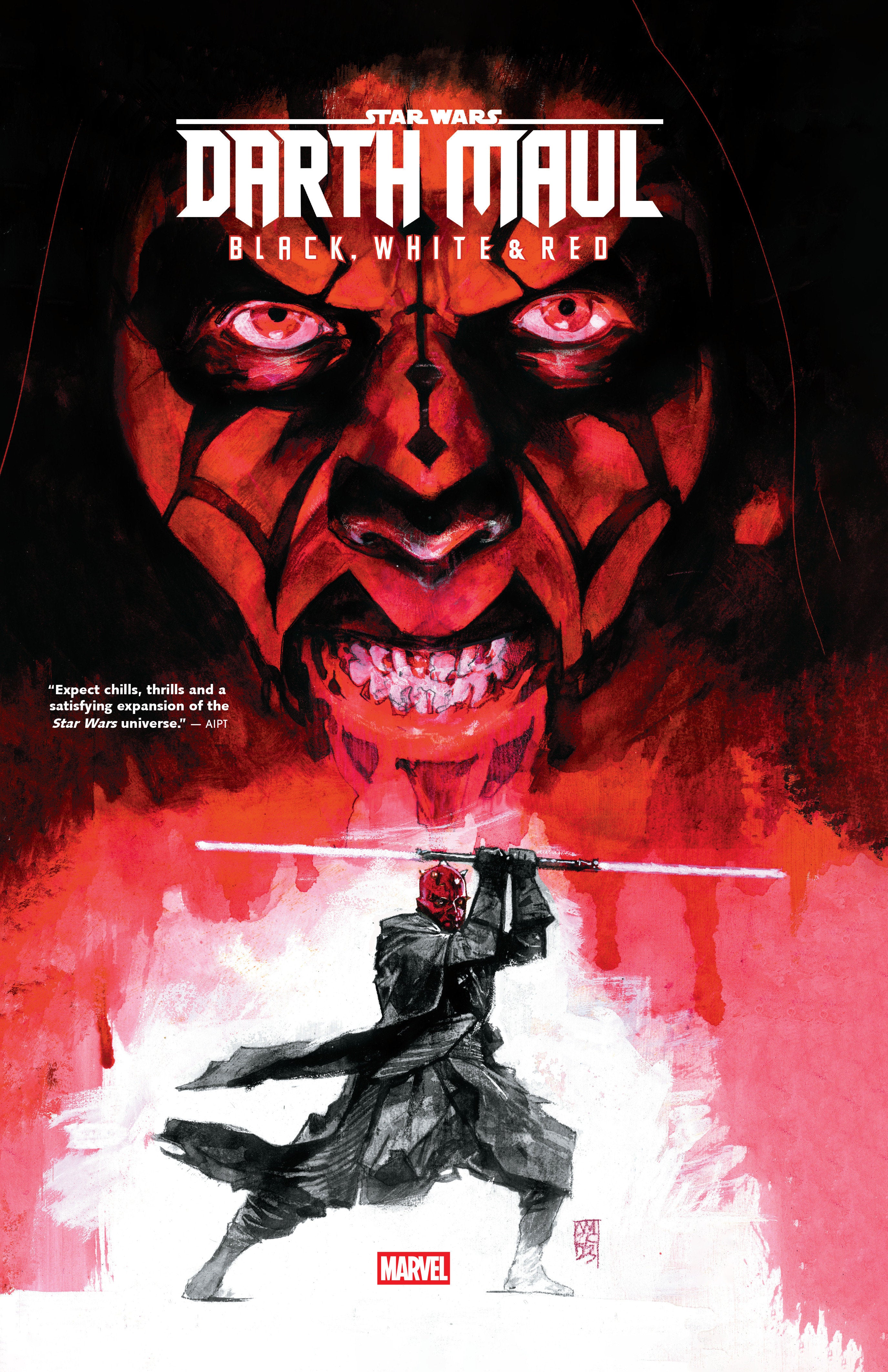Star Wars: Darth Maul Black, White & Red | BD Cosmos
