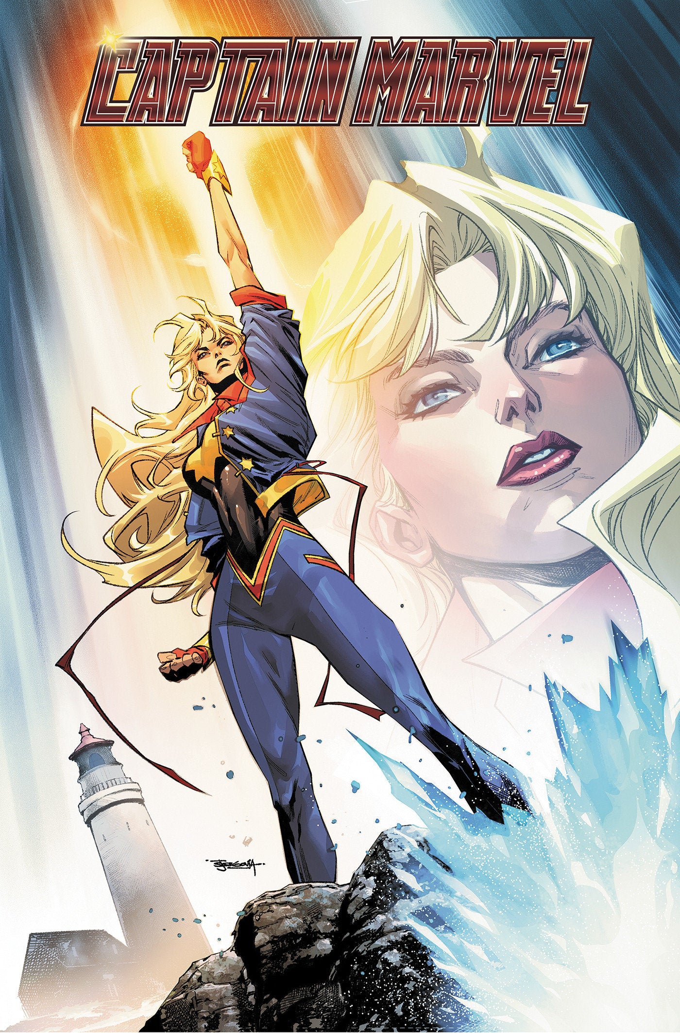 Captain Marvel: Highest, Furthest, Fastest Omnibus Stephen Segovia Cover [Direct Market Only] | BD Cosmos
