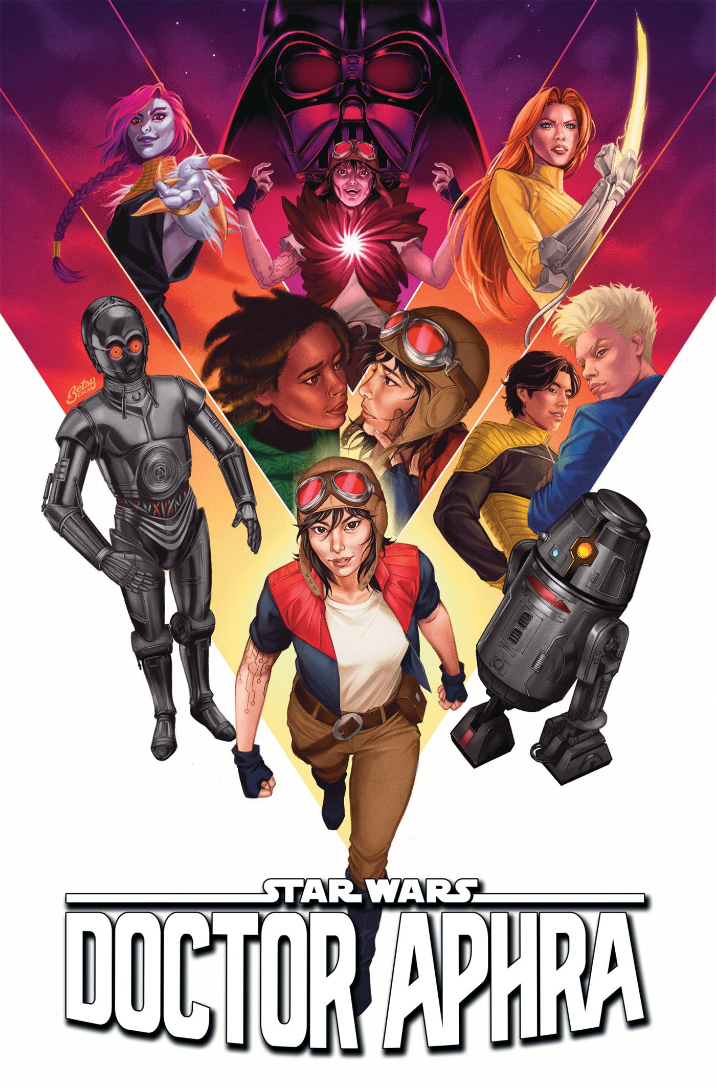 Star Wars: Doctor Aphra - Friends And Enemies Omnibus Betsy Cola Cover [Direct Market Only] | BD Cosmos