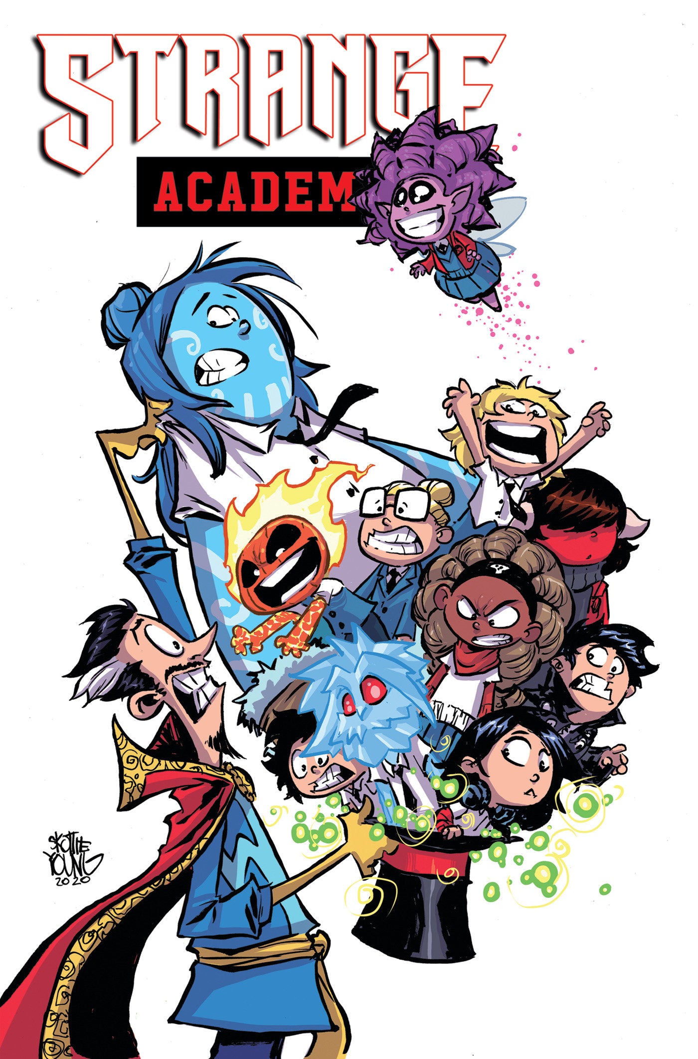 Strange Academy Omnibus Hardcover Skottie Young Direct Market Variant | BD Cosmos