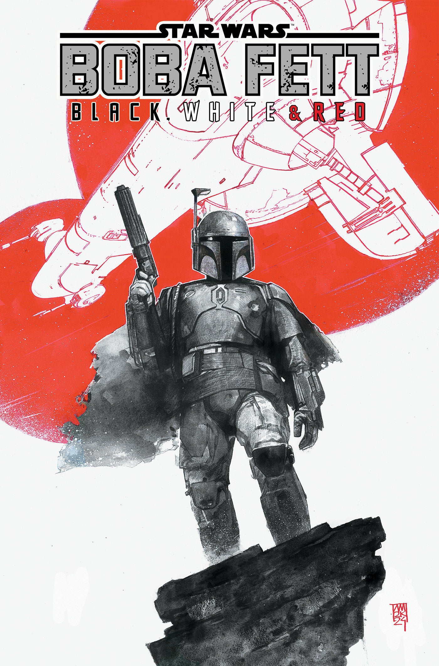 Star Wars: Boba Fett   Black, White & Red Treasury Edition | BD Cosmos