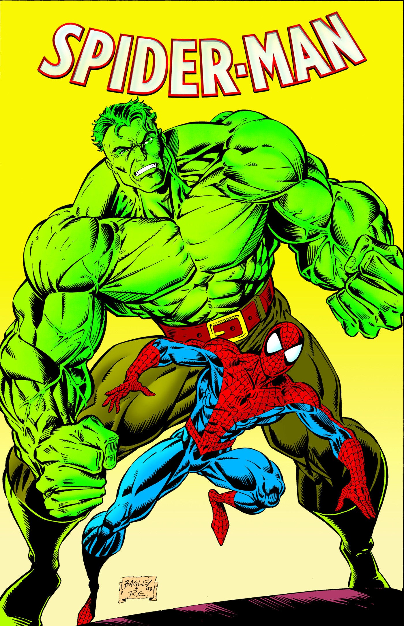 Spider-Man By Michelinie & Bagley Omnibus Volume. 2 Mark Bagley Hulk Cover | BD Cosmos