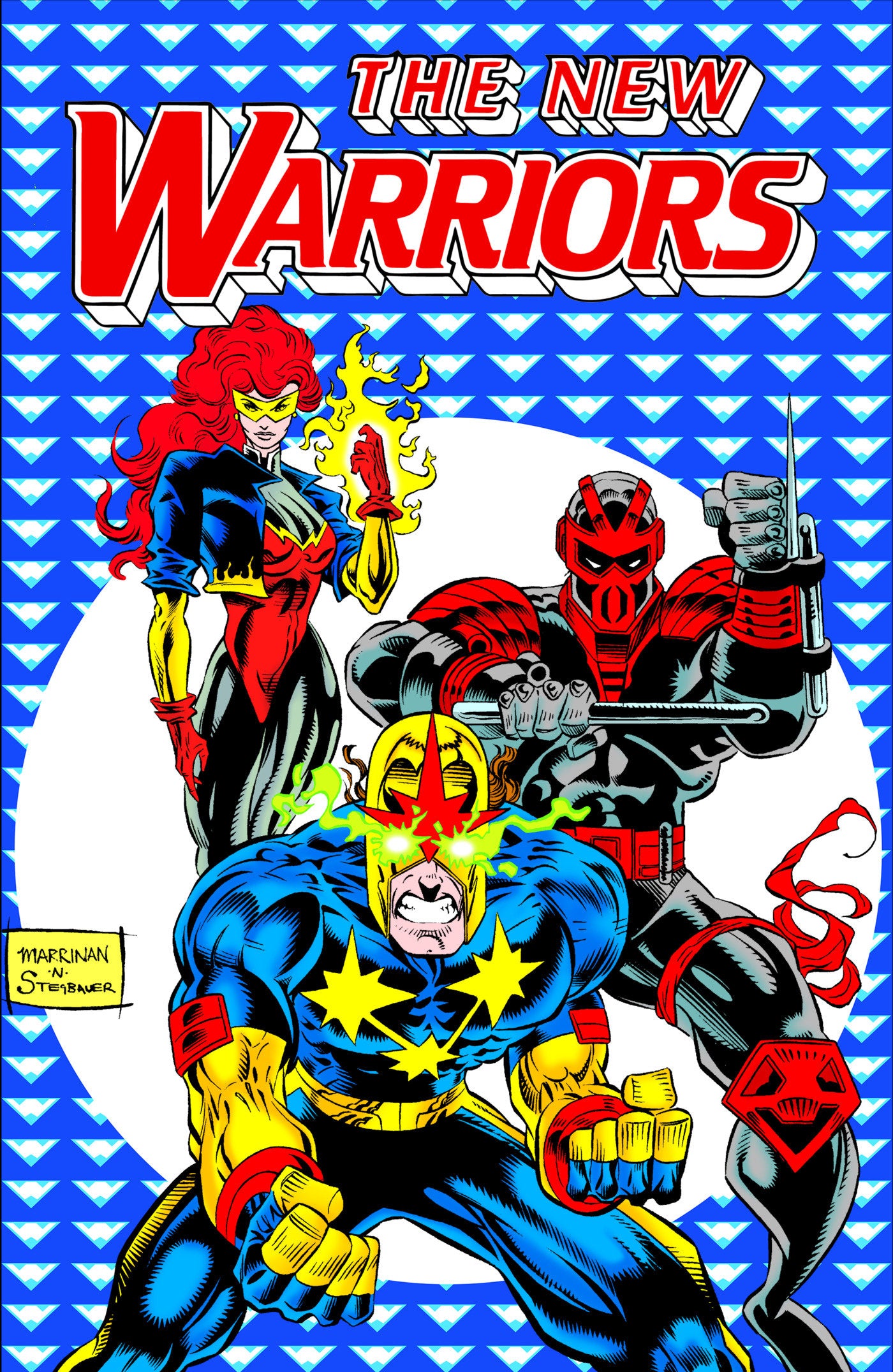 New Warriors: Nova & Night Thrasher Omnibus Chris Marrinan Cover | BD Cosmos