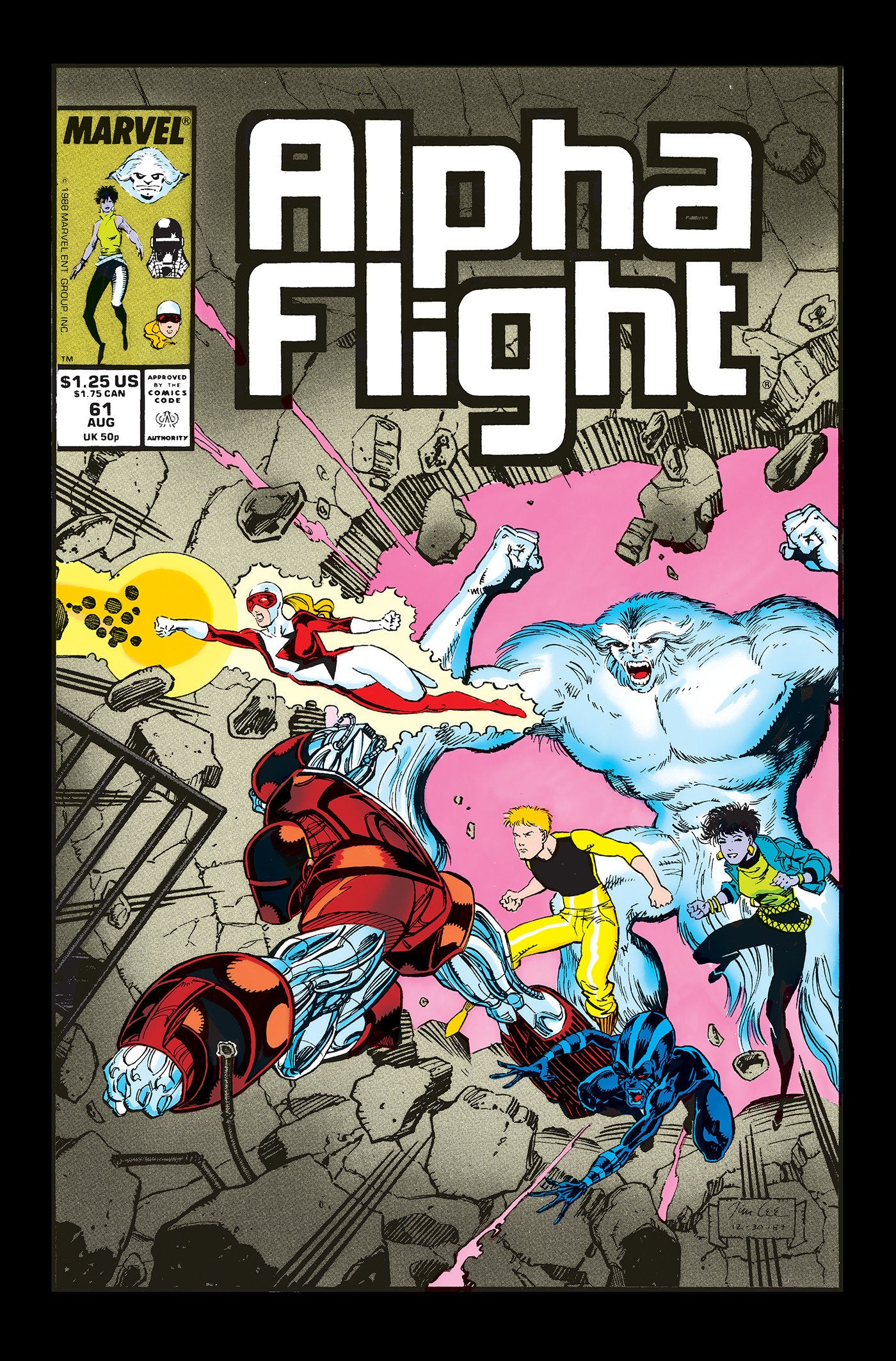 Alpha Flight By Mantlo & Lee Omnibus Jim Lee Cover | BD Cosmos
