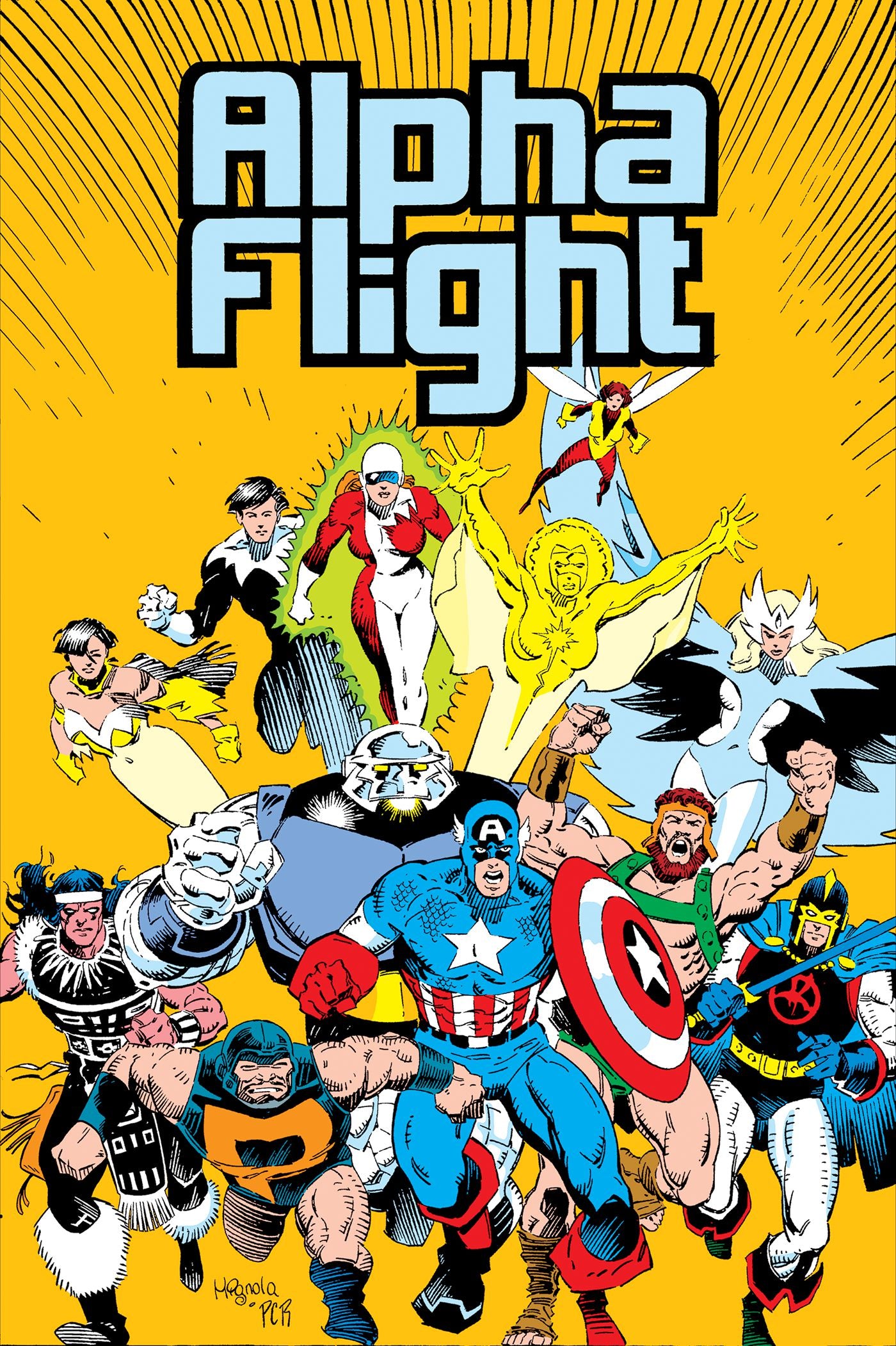 Alpha Flight By Mantlo & Lee Omnibus Mike Mignola Cover [DM Only] | BD Cosmos