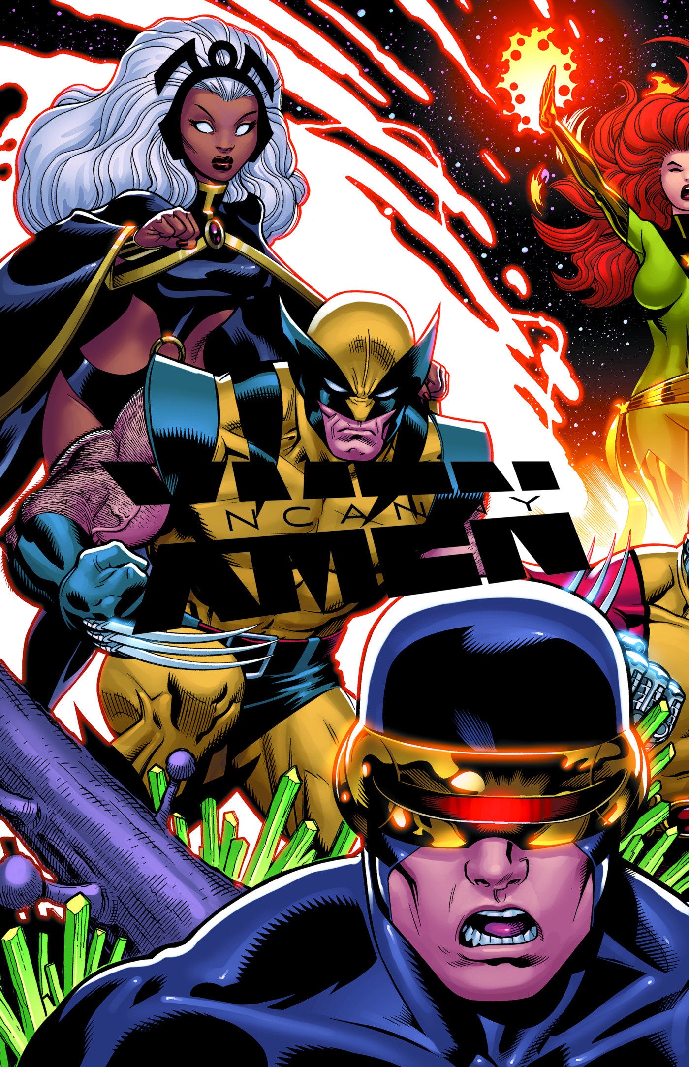 Uncanny X-Men By Brian Michael Bendis Omnibus Edition Mcguiness Cover [Direct Market Only] | BD Cosmos