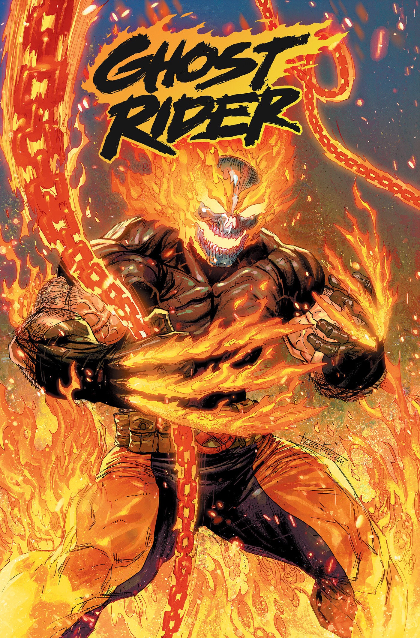 Ghost Rider By Benjamin Percy Omnibus Ryan Stegman Cover [Direct Market Only] | BD Cosmos