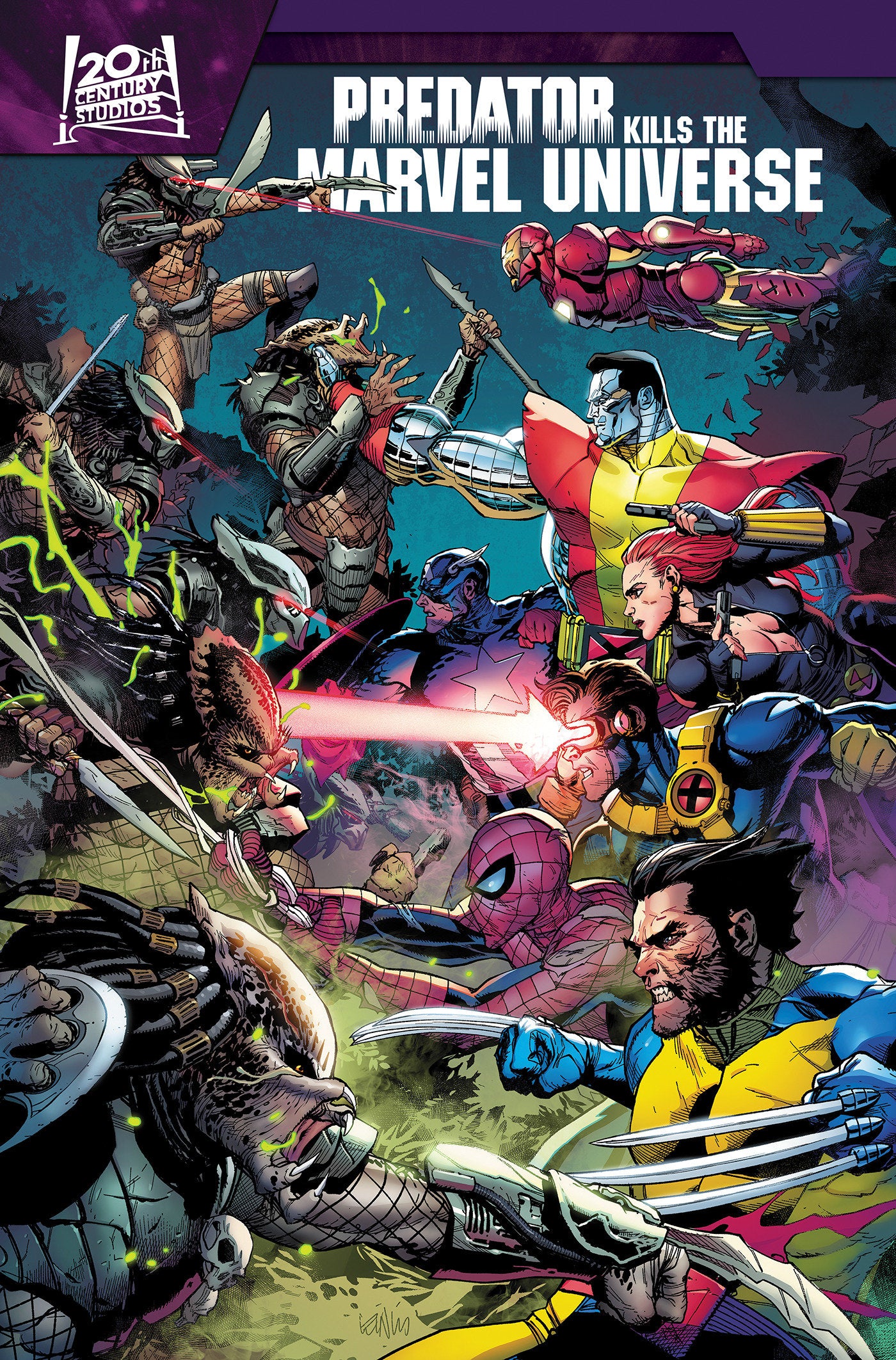Predator Kills The Marvel Universe Omnibus Leinil Yu Cover | BD Cosmos