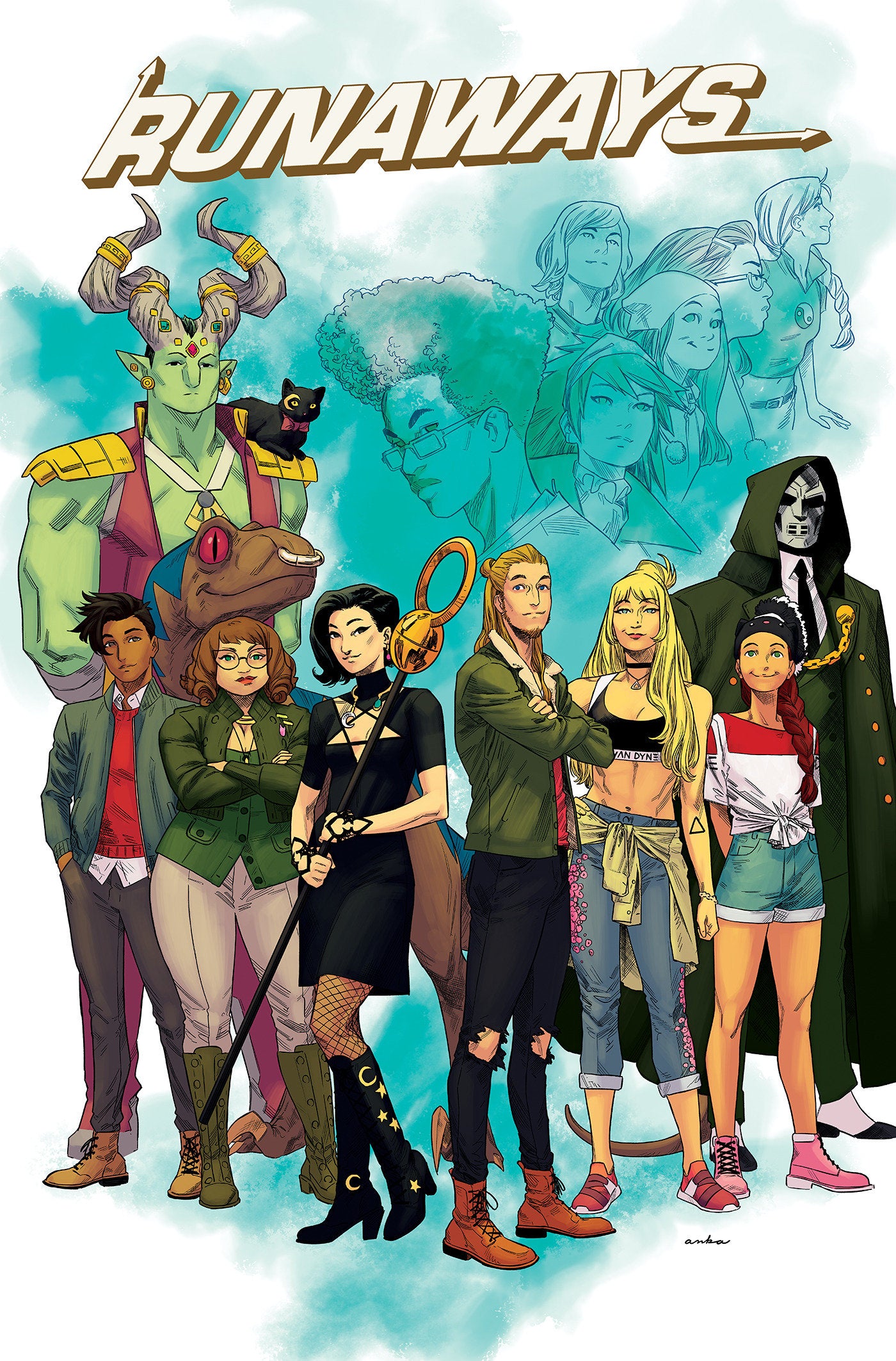 Runaways By Rainbow Rowell Omnibus Kris Anka Cover | BD Cosmos