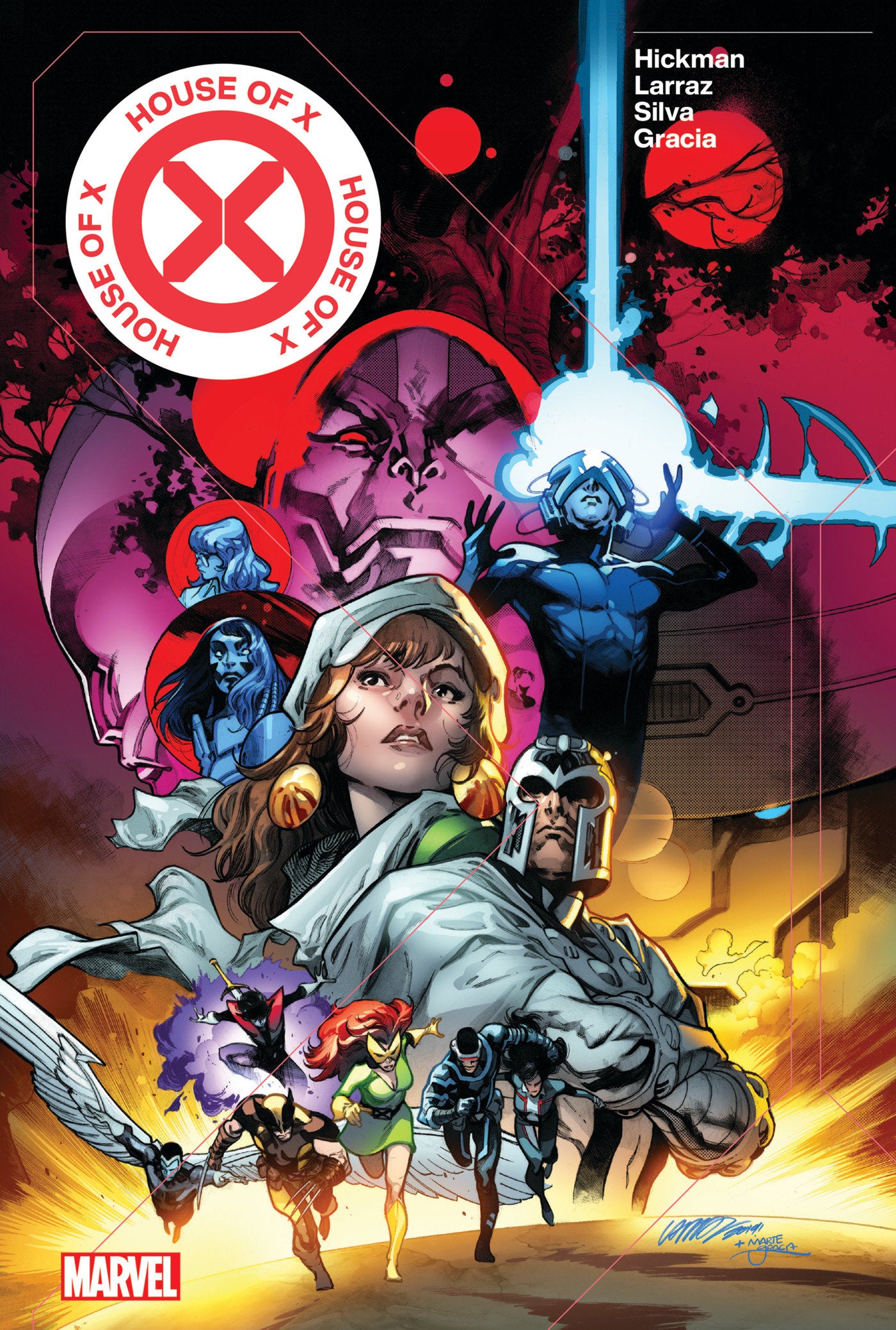House Of X/Powers Of X Hardcover Pepe Larraz Cover [New Printing] | BD Cosmos