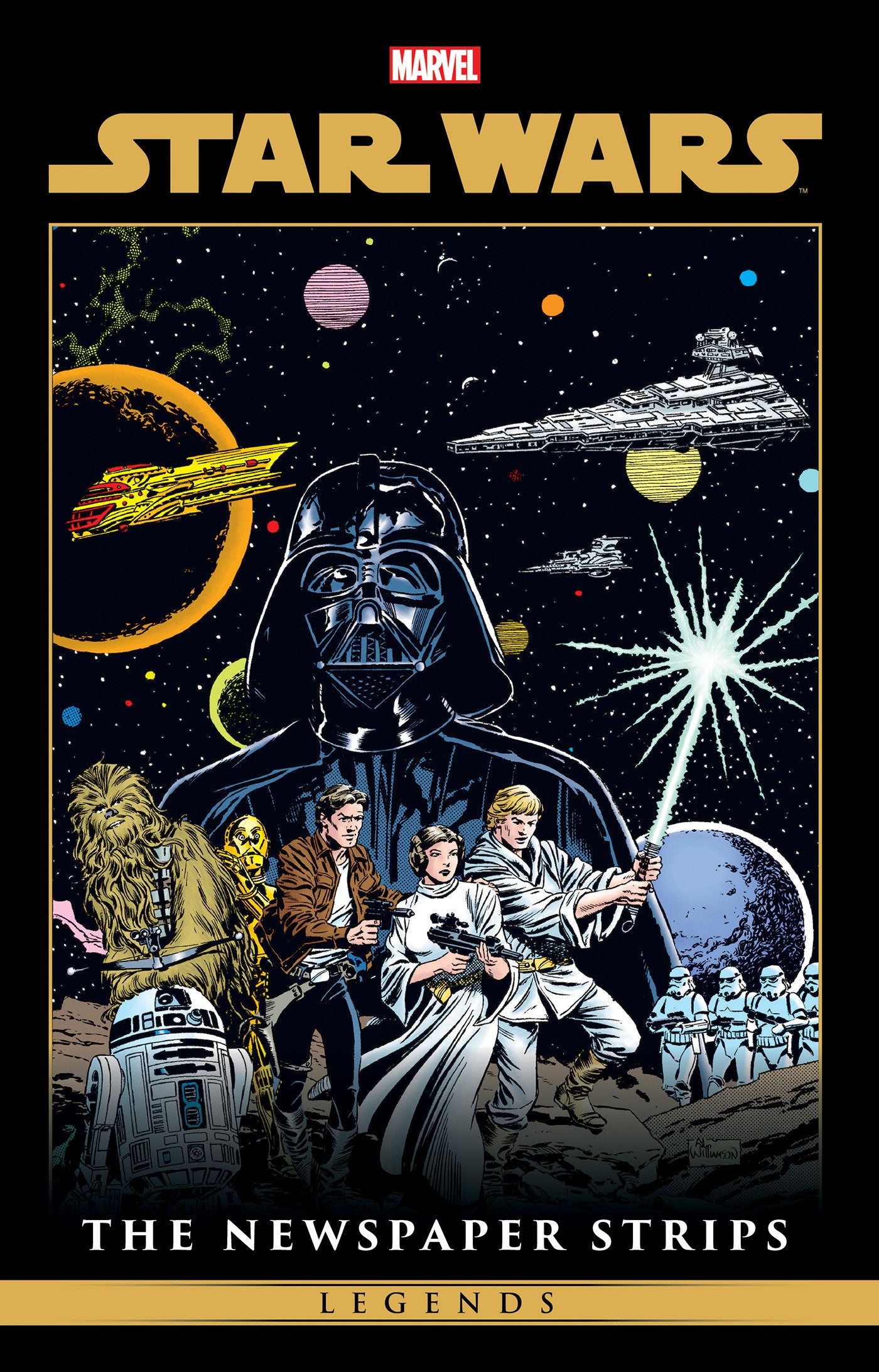 Star Wars Legends: The Newspaper Strips Omnibus Al Williamson Early Adventures Cover | BD Cosmos