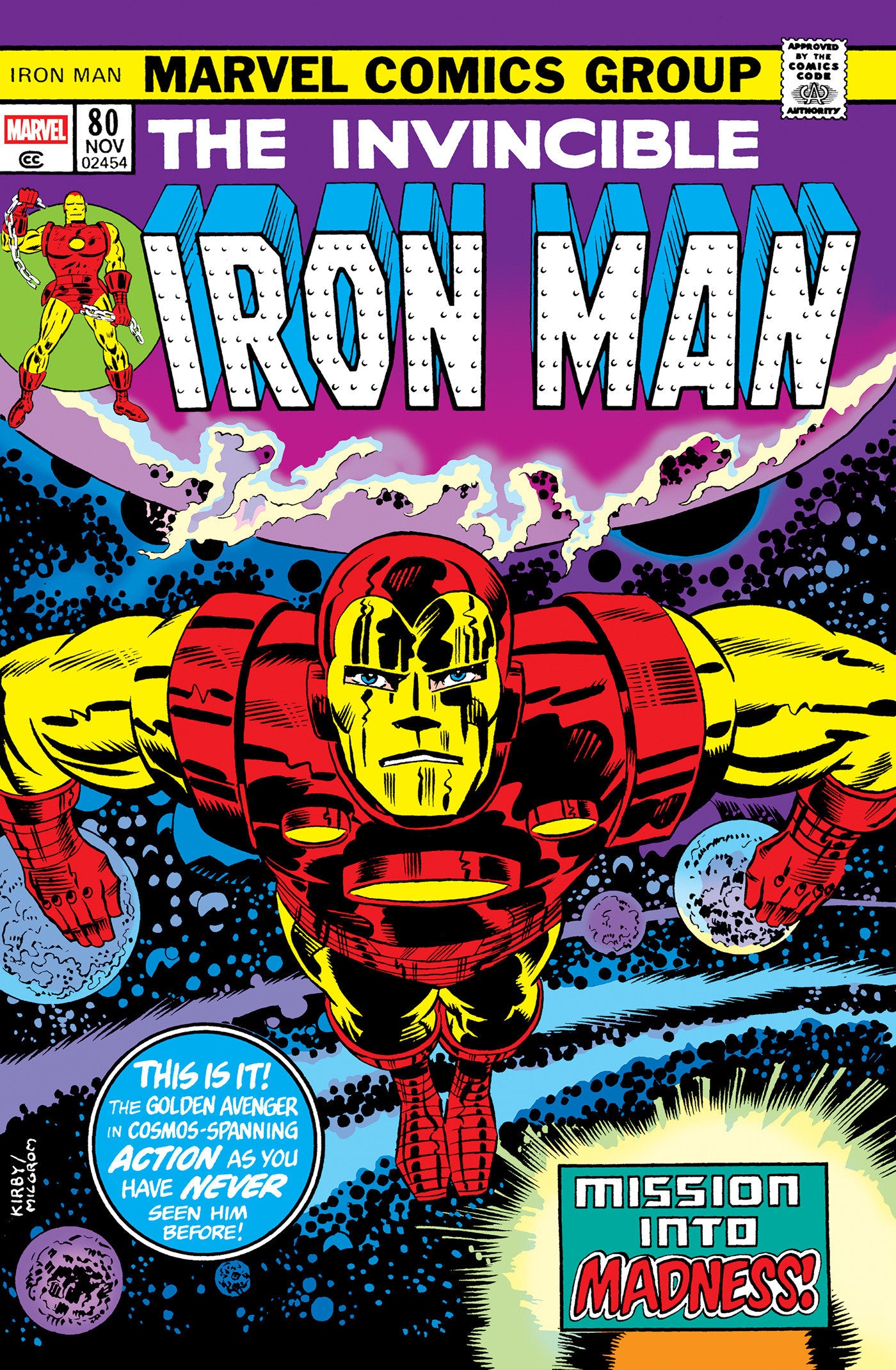 The Invincible Iron Man Omnibus Volume. 4 Jack Kirby Cover [Direct Market Only] | BD Cosmos