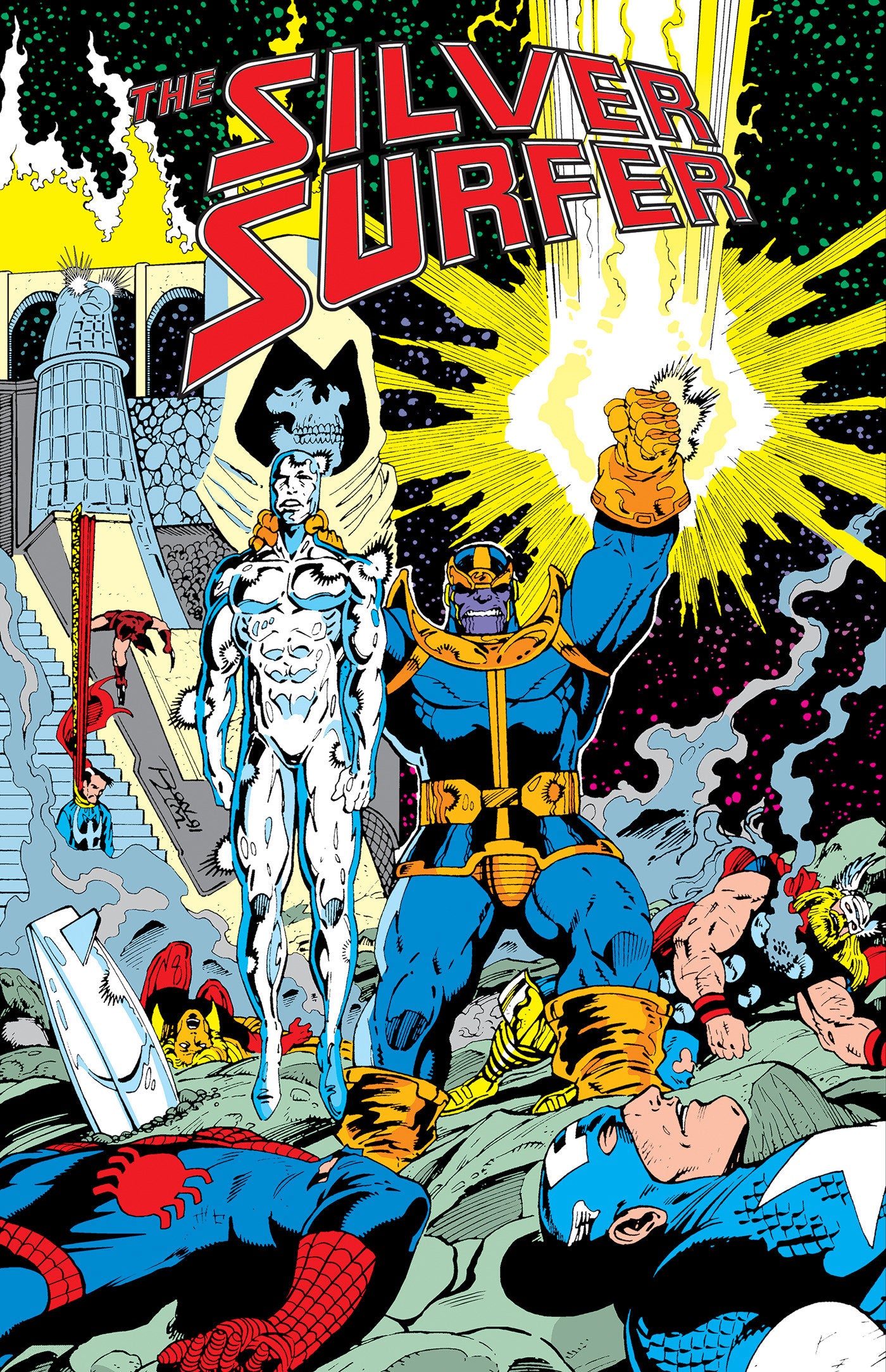 Silver Surfer: The Infinity Gauntlet Omnibus Ron Lim Infinity Gauntlet Cover | BD Cosmos