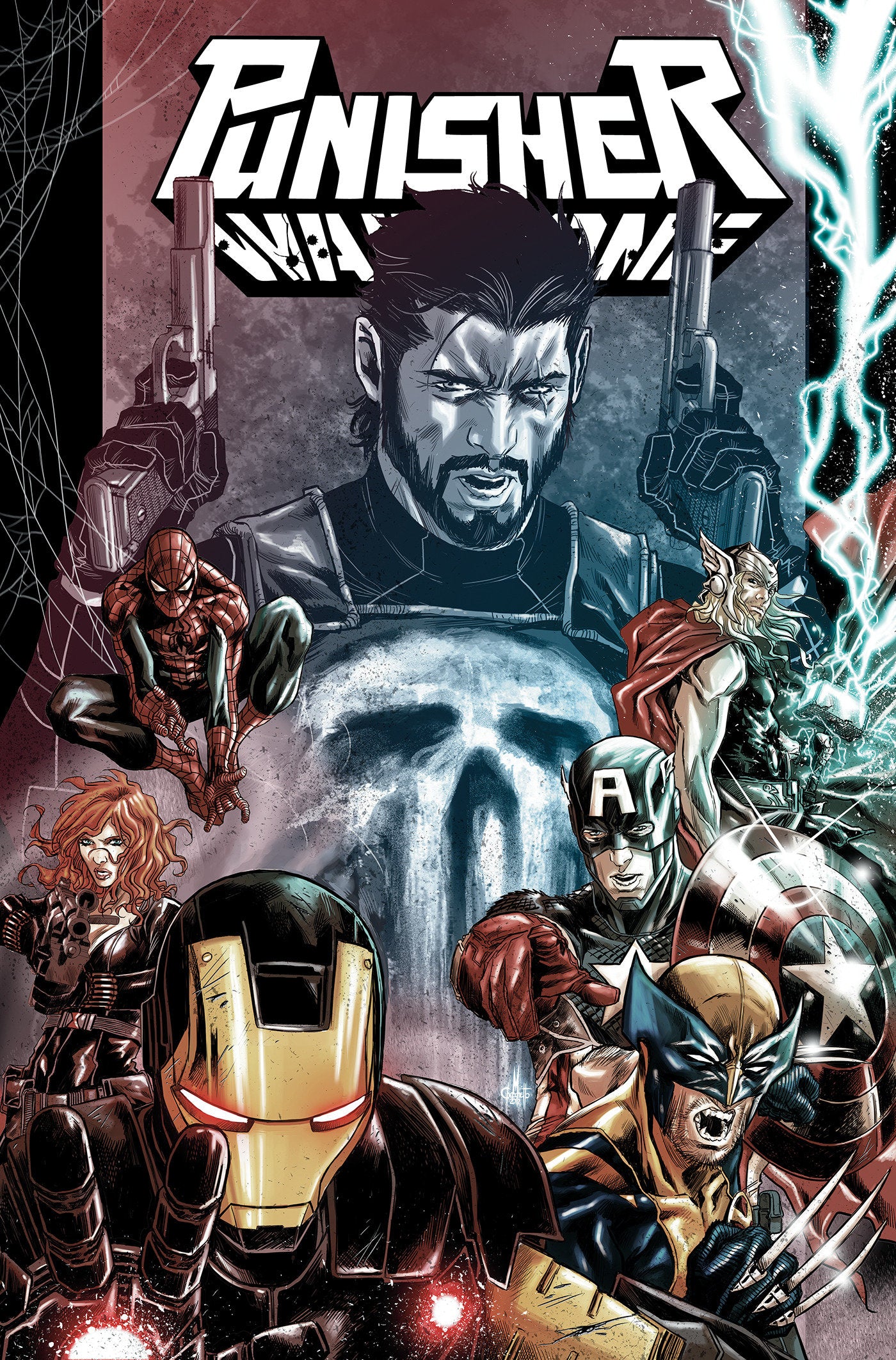 Punisher: Enter The War Zone Omnibus Marco Checchetto Cover | BD Cosmos