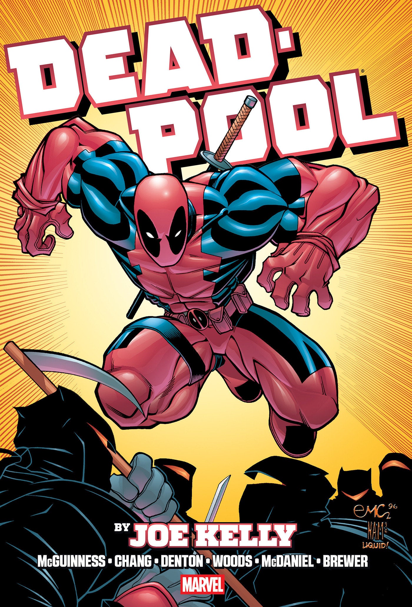 Deadpool By Joe Kelly Omnibus Ed Mcguinness Ninja Cover [New Printing, DM Only] | BD Cosmos