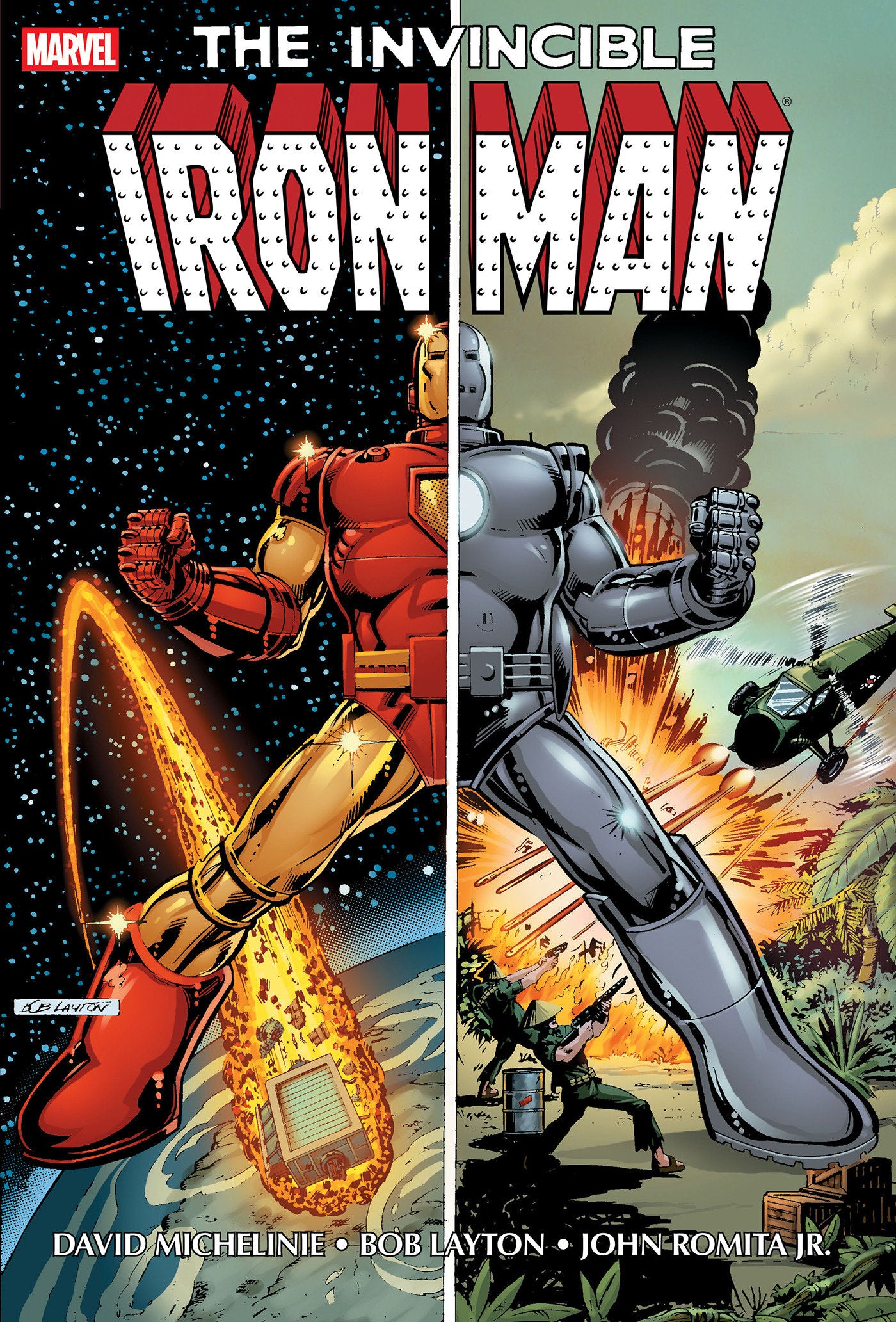 Iron Man By Michelinie, Layton & Romita Jr. Omnibus Vol. 1 Bob Layton Cover [New Printing, DM Only] | BD Cosmos