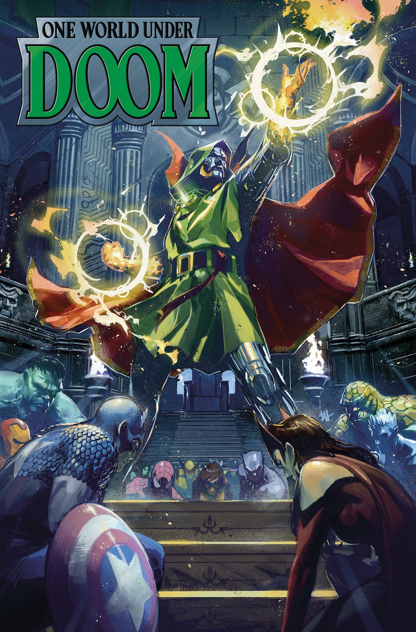 One World Under Doom Omnibus Ben Harvey Cover | BD Cosmos