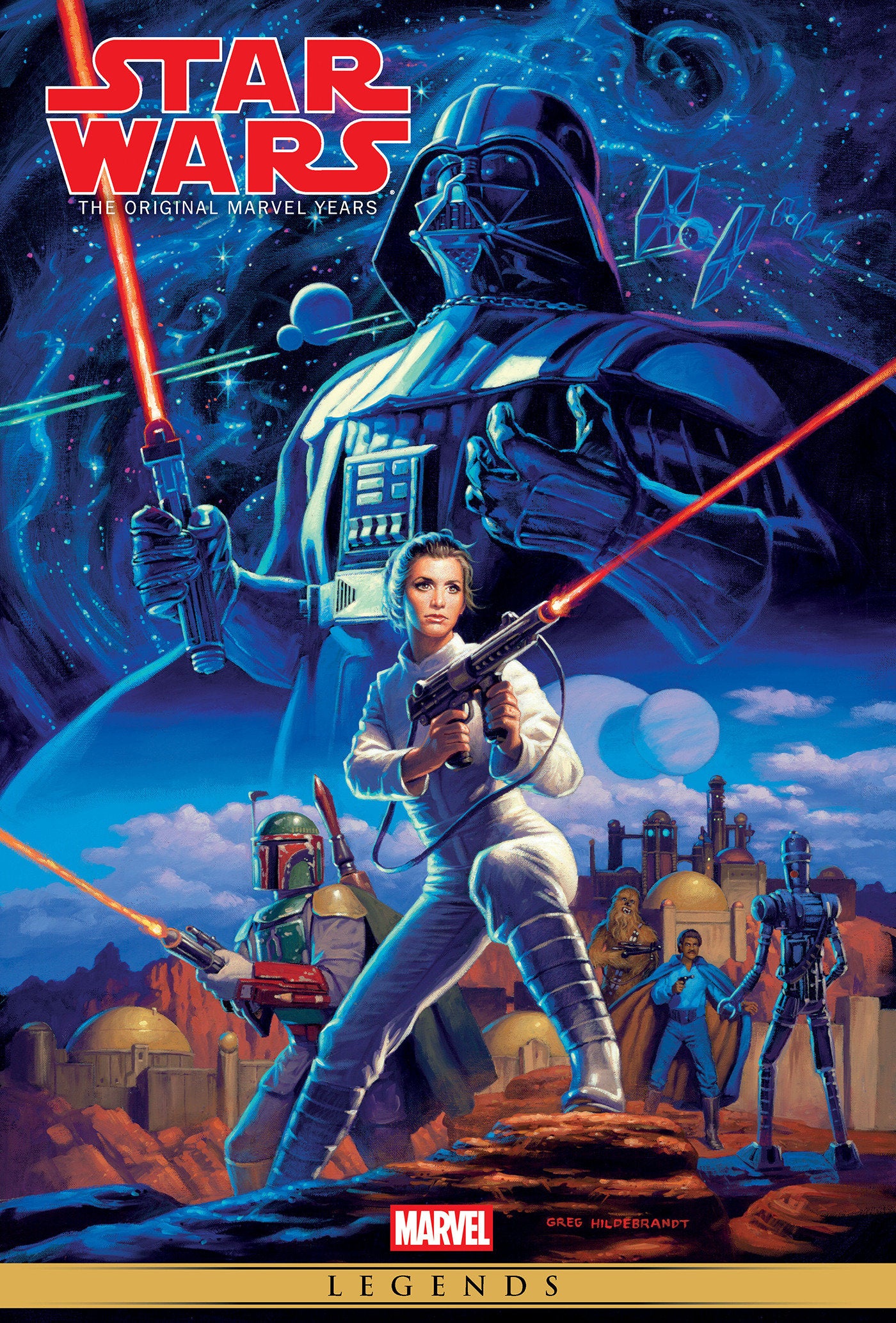 Star Wars: The Original Marvel Years Omnibus Vol. 2 Greg Hildebrandt Cover [New Printing, DM Only] | BD Cosmos