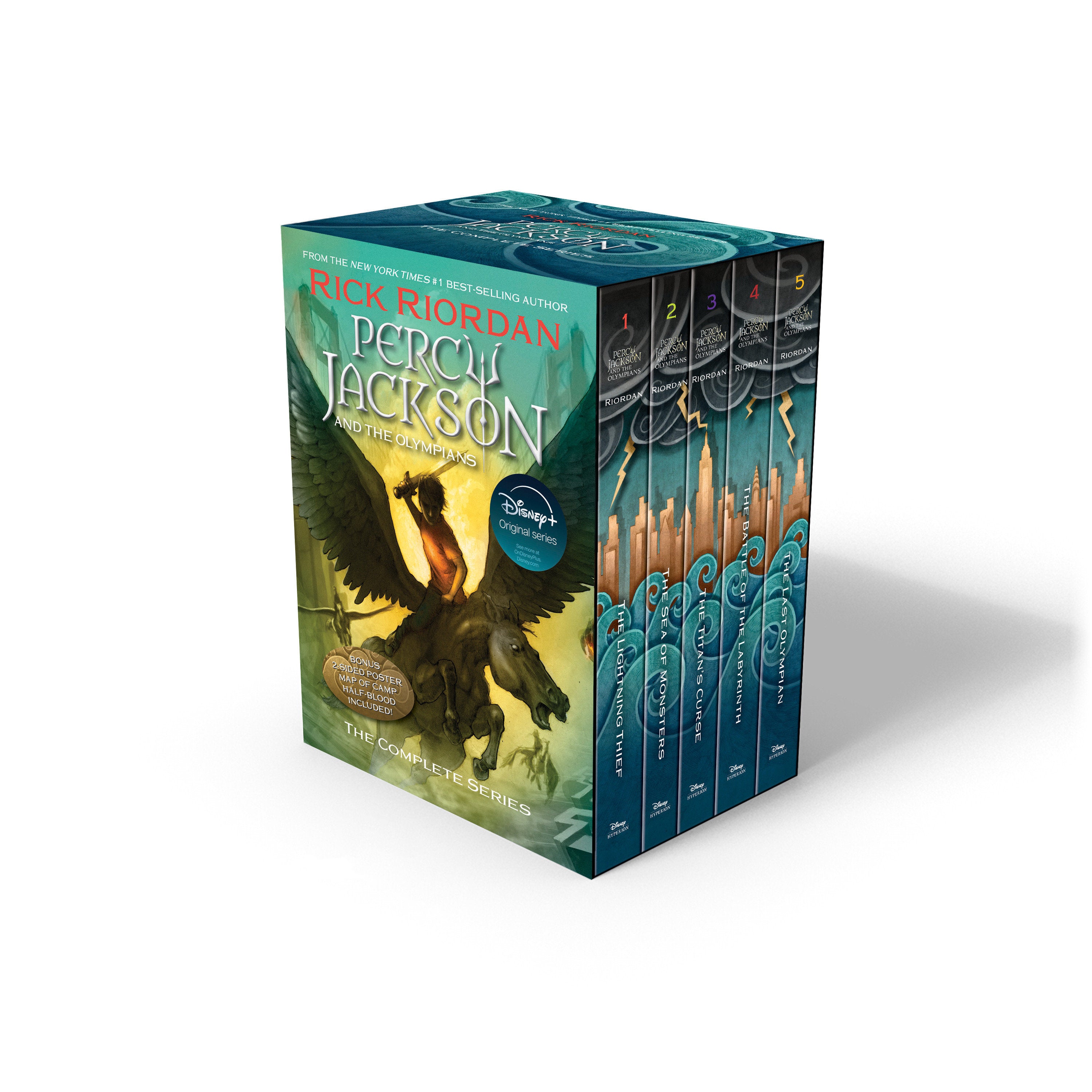 Percy Jackson And The Olympians 5 Book Paperback Boxed Set (W/Poster) | BD Cosmos