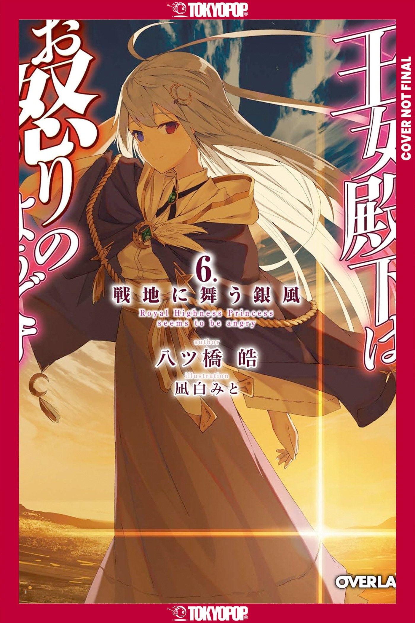 Her Royal Highness Seems To Be Angry, Volume 6 (Light Novel) | BD Cosmos