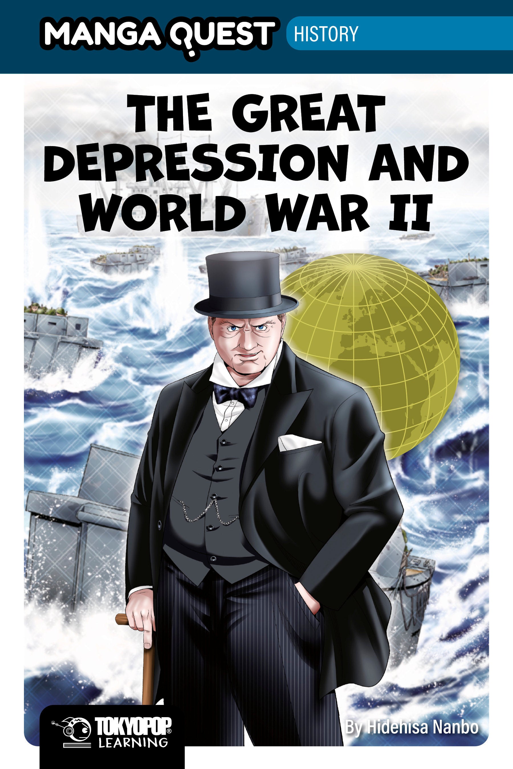 Manga Quest History: The Great Depression And Wwii (Hardcover) | BD Cosmos