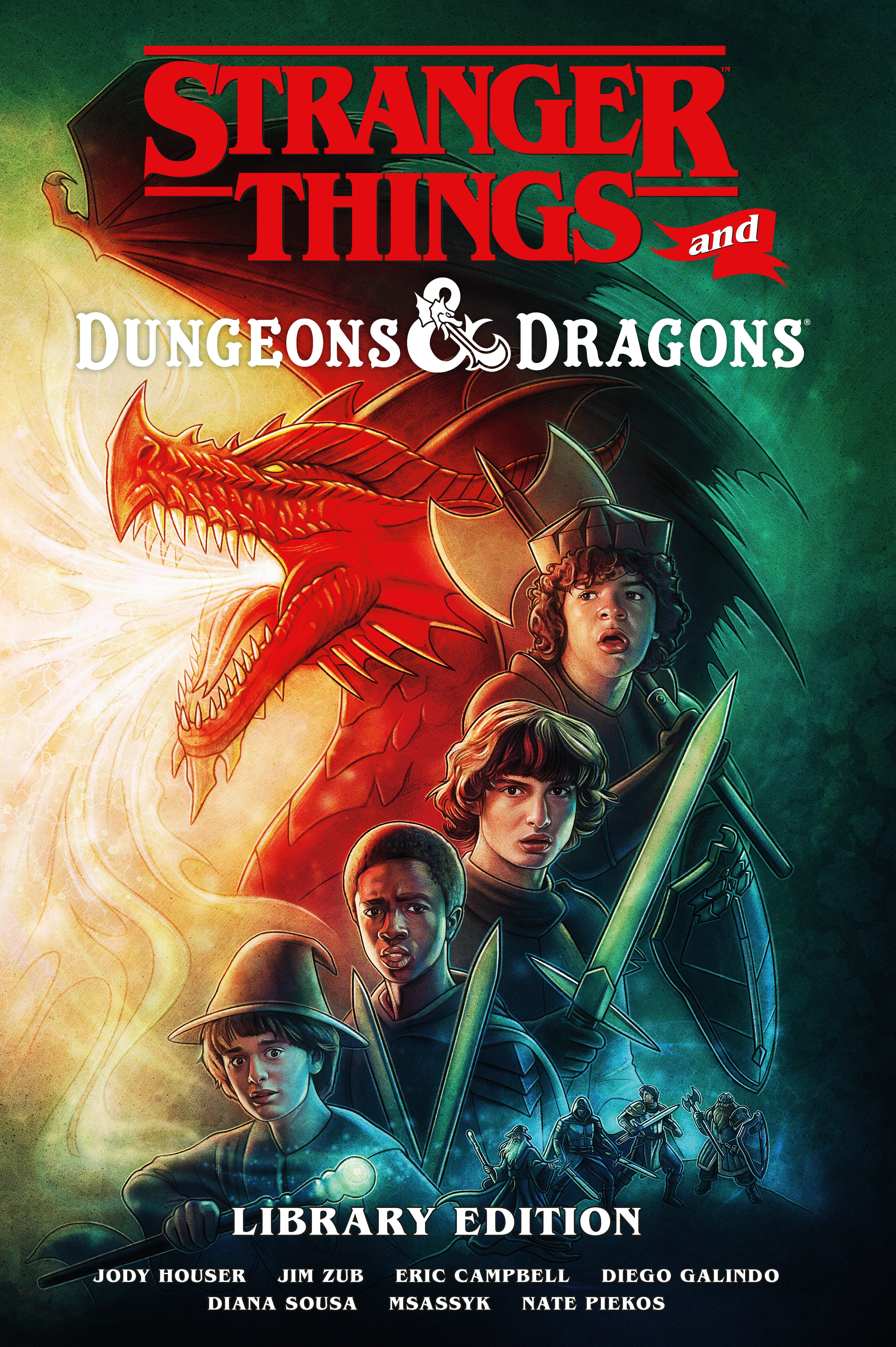 Stranger Things and Dungeons & Dragons Library Edition | BD Cosmos