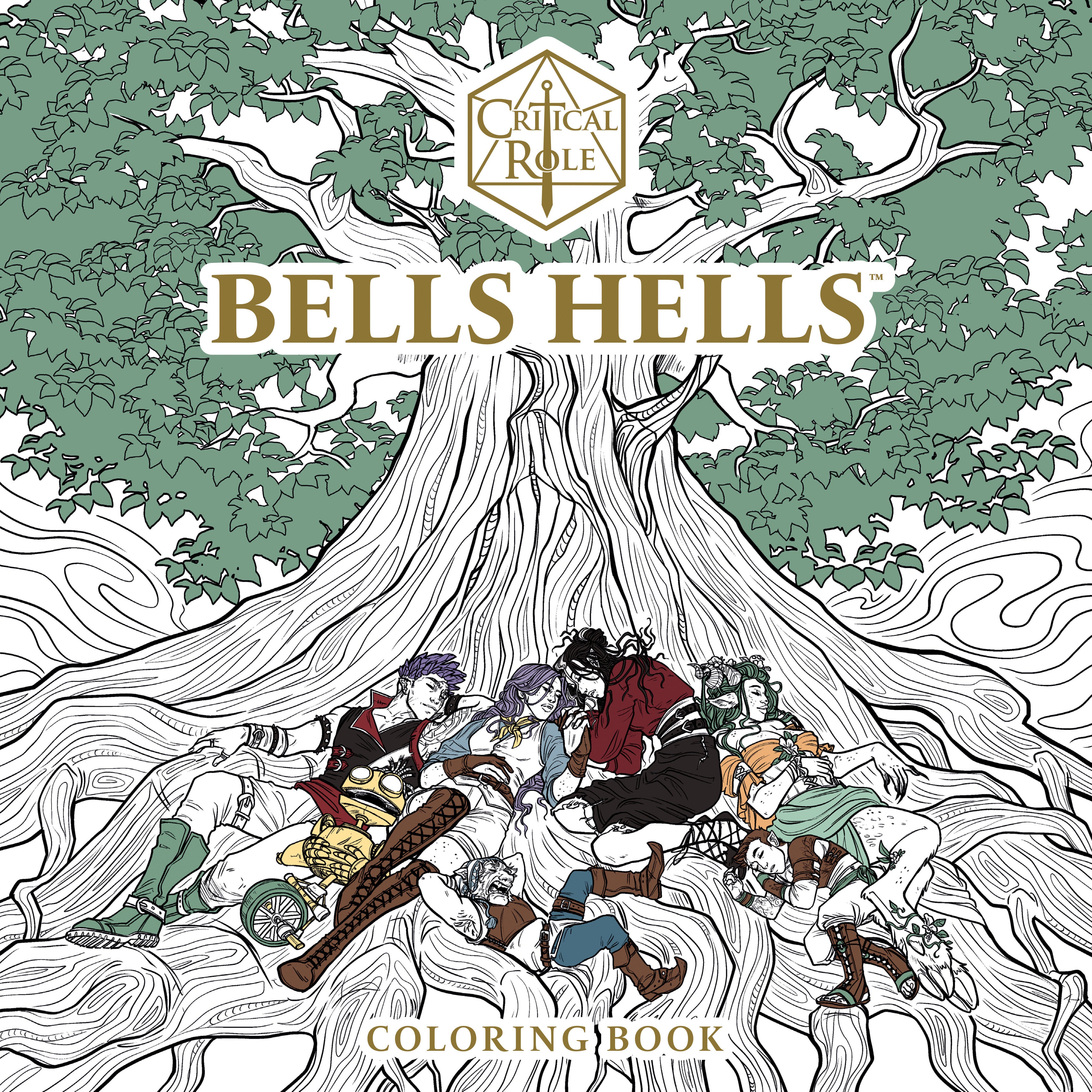 Critical Role: Bells Hells Coloring Book | BD Cosmos