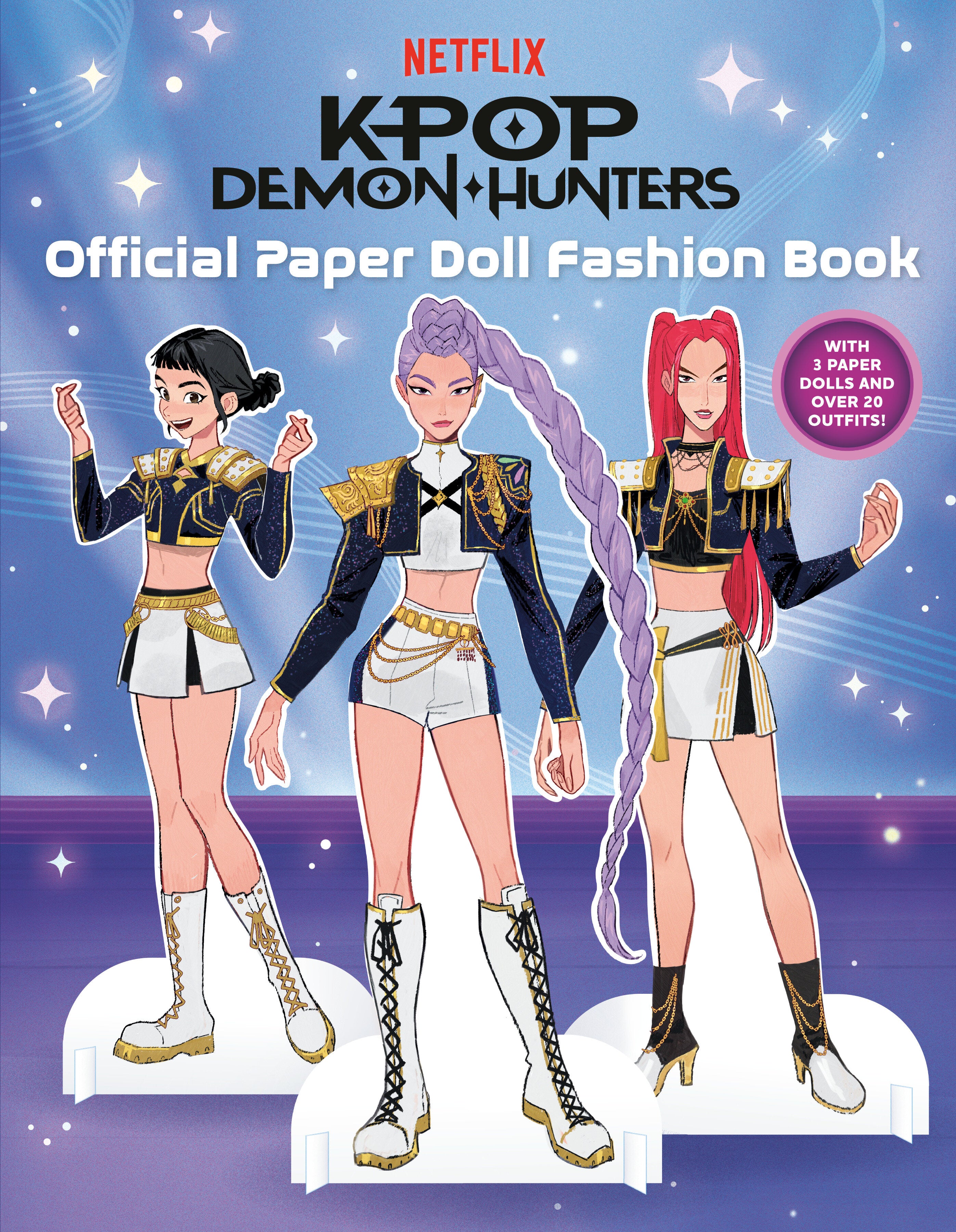 KPop Demon Hunters Official Paper Doll Fashion Book - Release Estimate 01/06/2027 | BD Cosmos