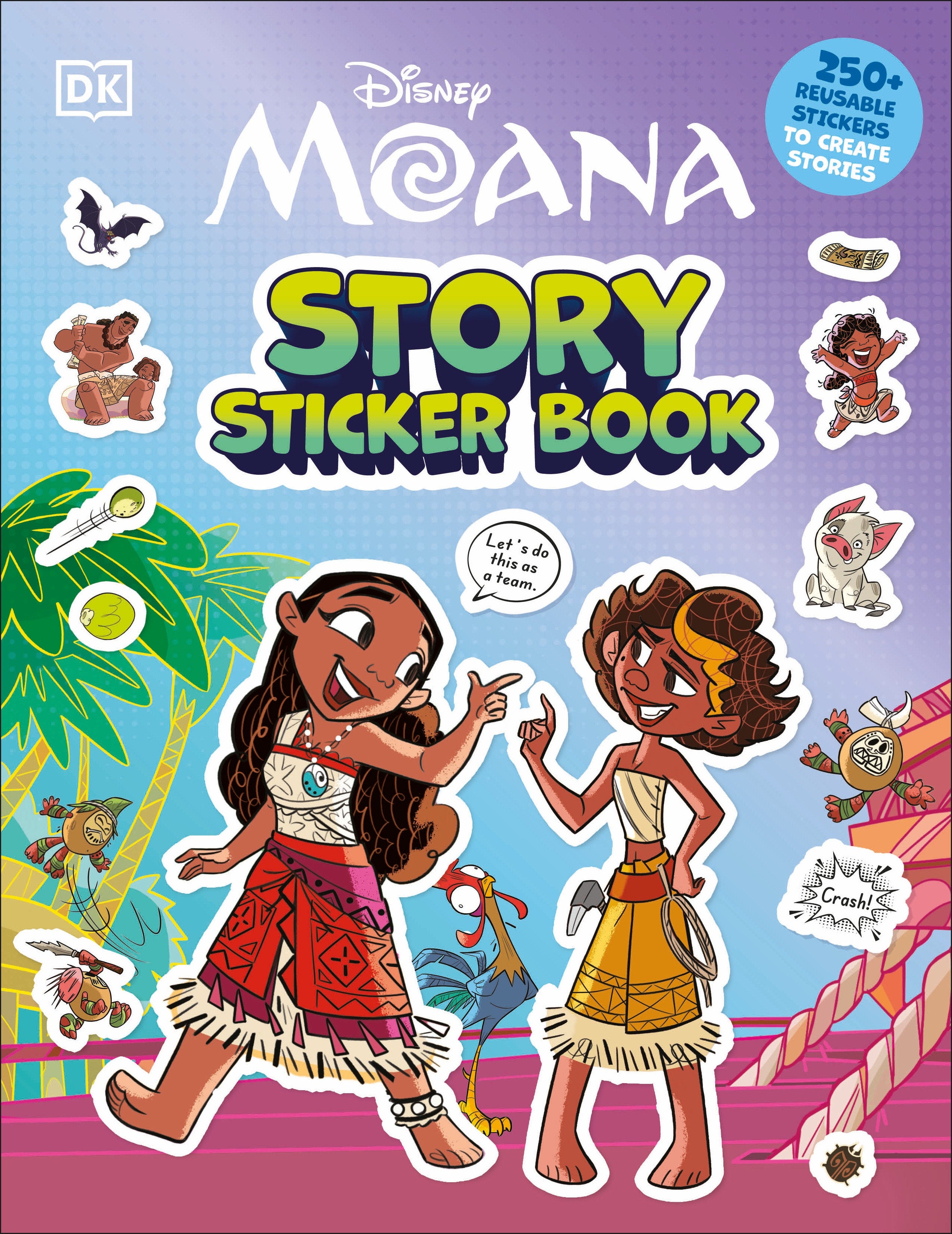 Disney Moana Story Sticker Book | BD Cosmos