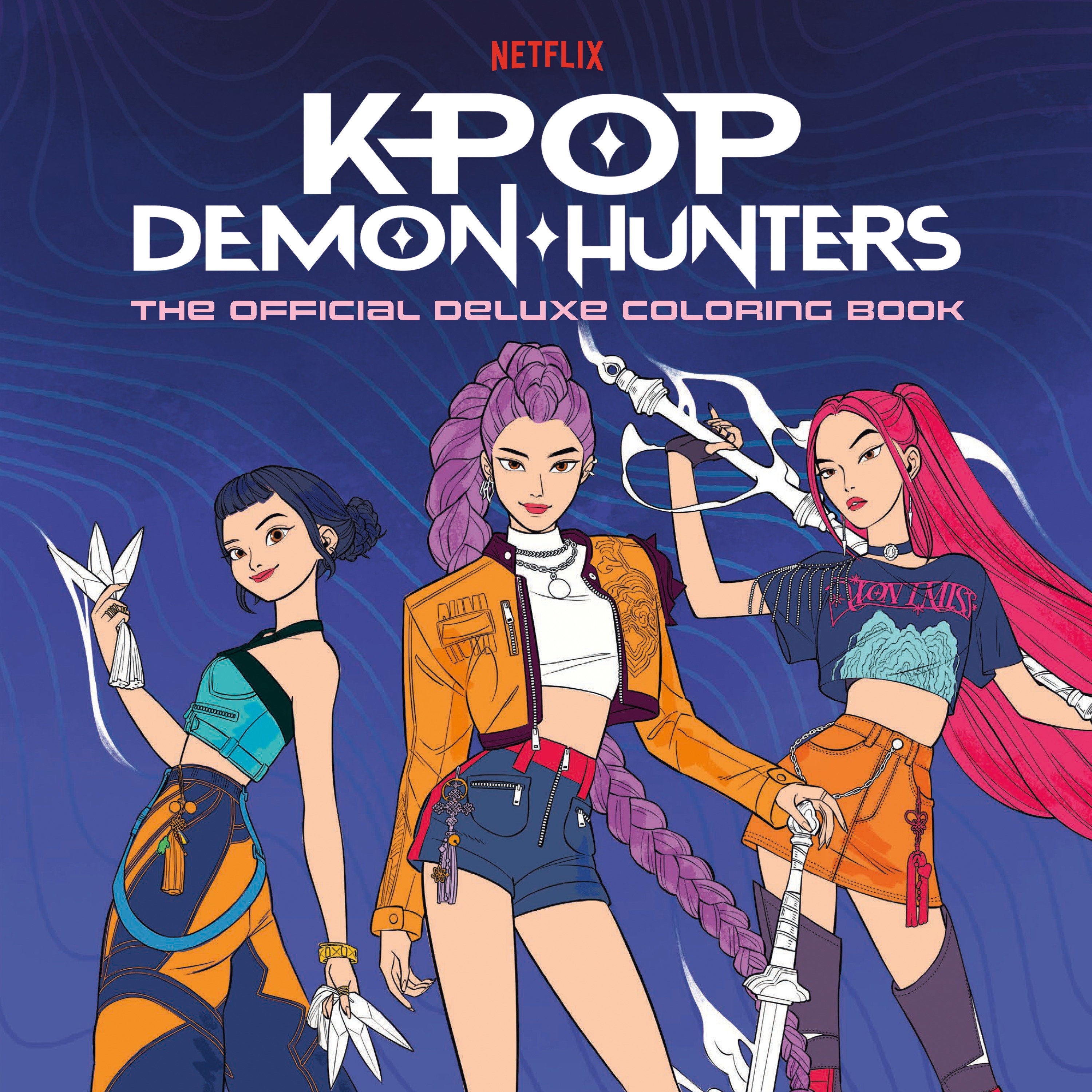 KPop Demon Hunters: The Official Deluxe Coloring Book | BD Cosmos