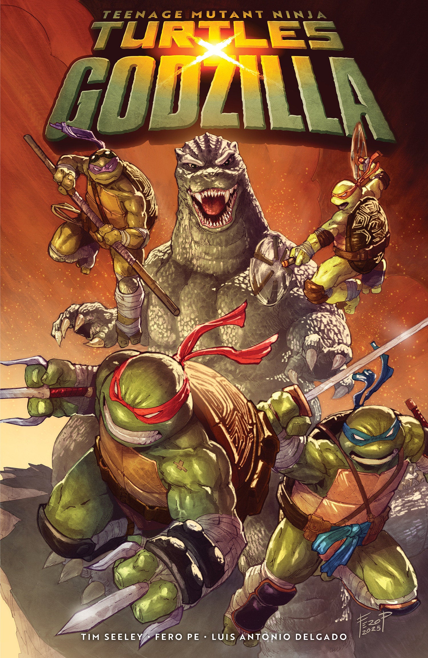 Teenage Mutant Ninja Turtles X Godzilla | BD Cosmos