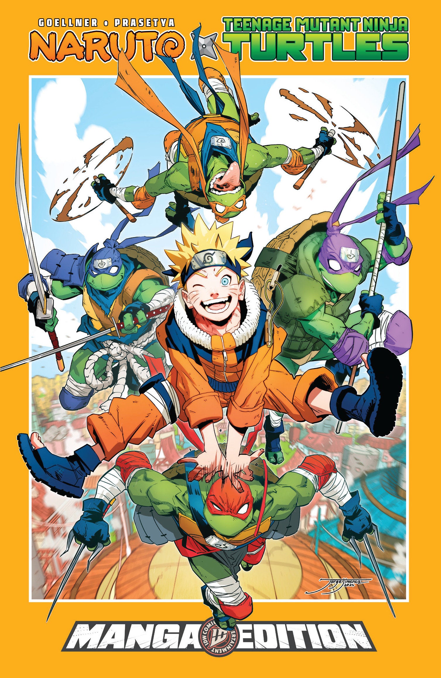 Naruto X Teenage Mutant Ninja Turtles  Manga Style Edition | BD Cosmos