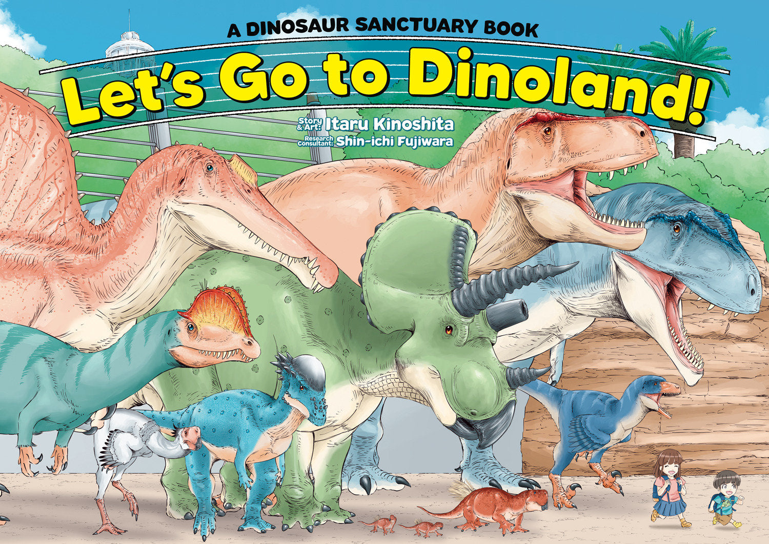 Let's Go To Dinoland!   A Dinosaur Sanctuary Book | BD Cosmos