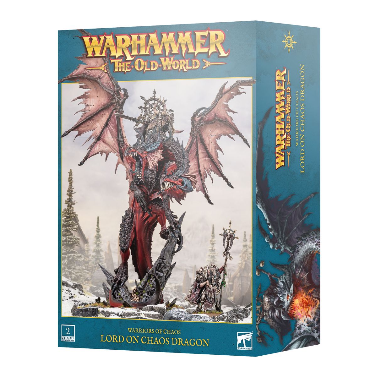 OLD WORLD:  WARRIORS OF CHAOS: LORD ON CHAOS DRAGON | BD Cosmos