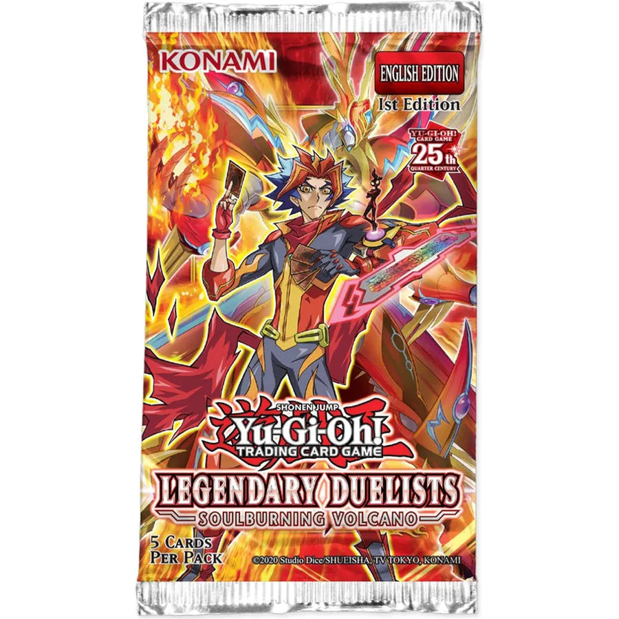 YGO LEGENDARY DUELISTS SOULBURNING VOLCANO BOOSTER PACK | BD Cosmos