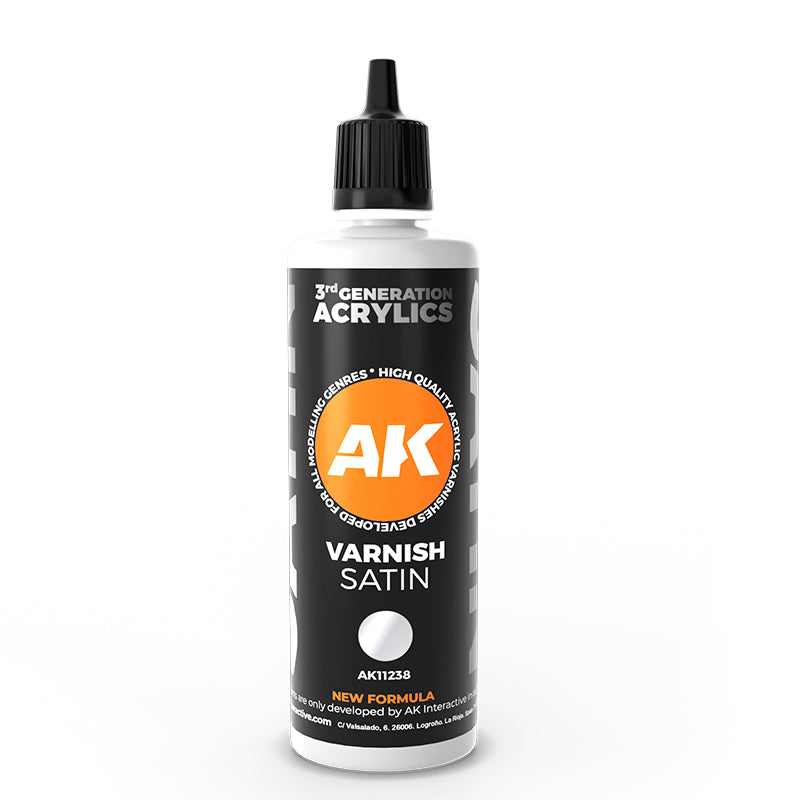 AK INTERACTIVE: VARNISH SATIN - 100ML | BD Cosmos