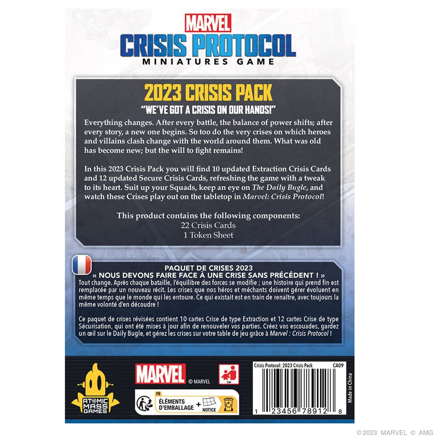 MARVEL CRISIS PROTOCOL: UPDATE CARD PACK (2023) | BD Cosmos