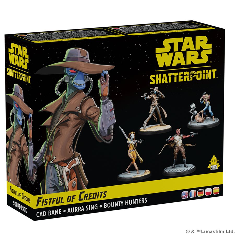 STAR WARS SHATTERPOINT: FISTFUL OF CREDITS - CAD BANE SQUAD PACK | BD Cosmos