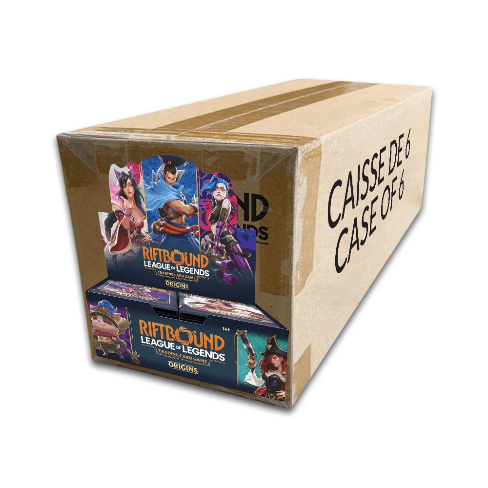 RIFTBOUND: LEAGUE OF LEGENDS TCG - ORIGINS BOOSTER SEALED CASE | BD Cosmos