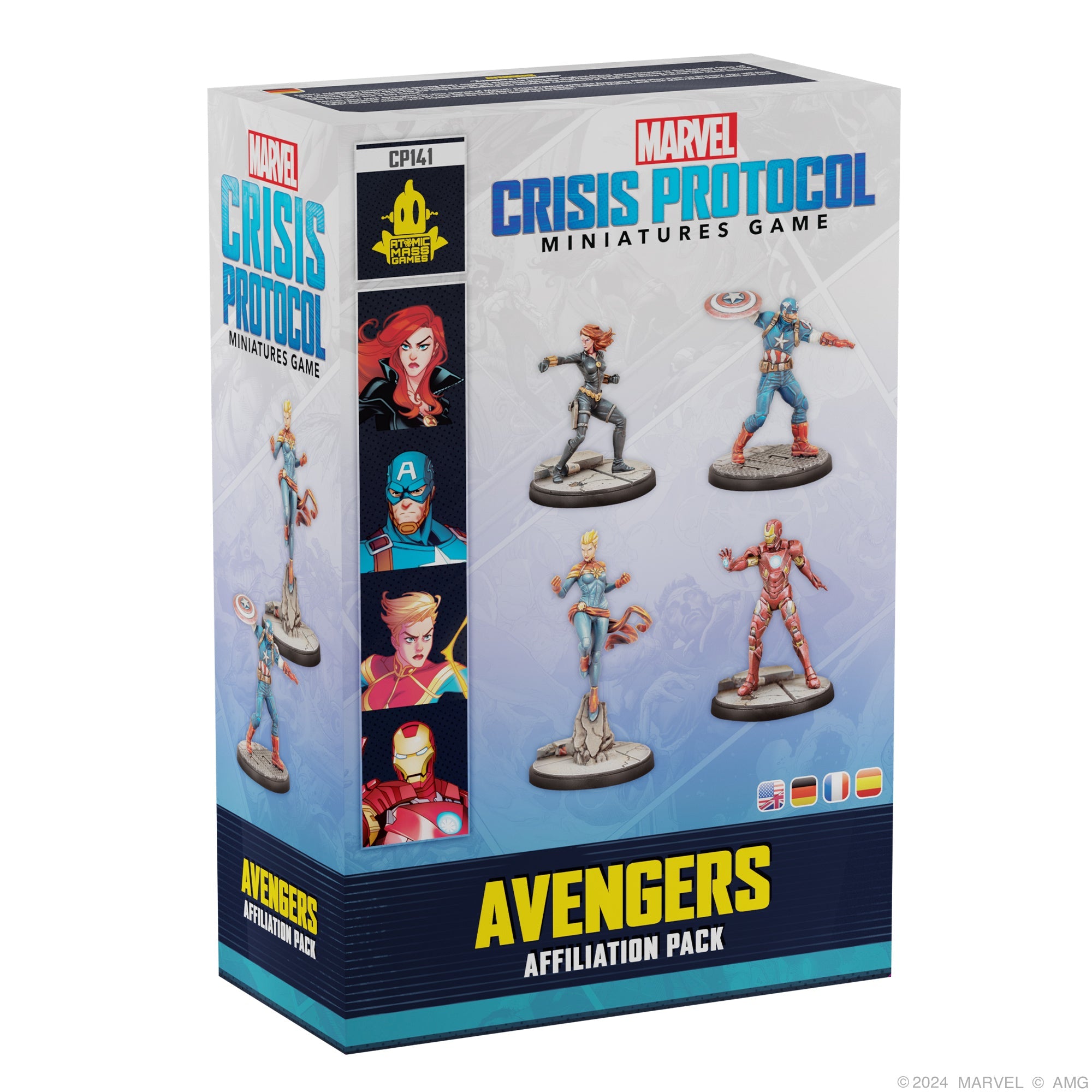 MARVEL CRISIS PROTOCOL: AVENGERS AFFILIATION PACK | BD Cosmos