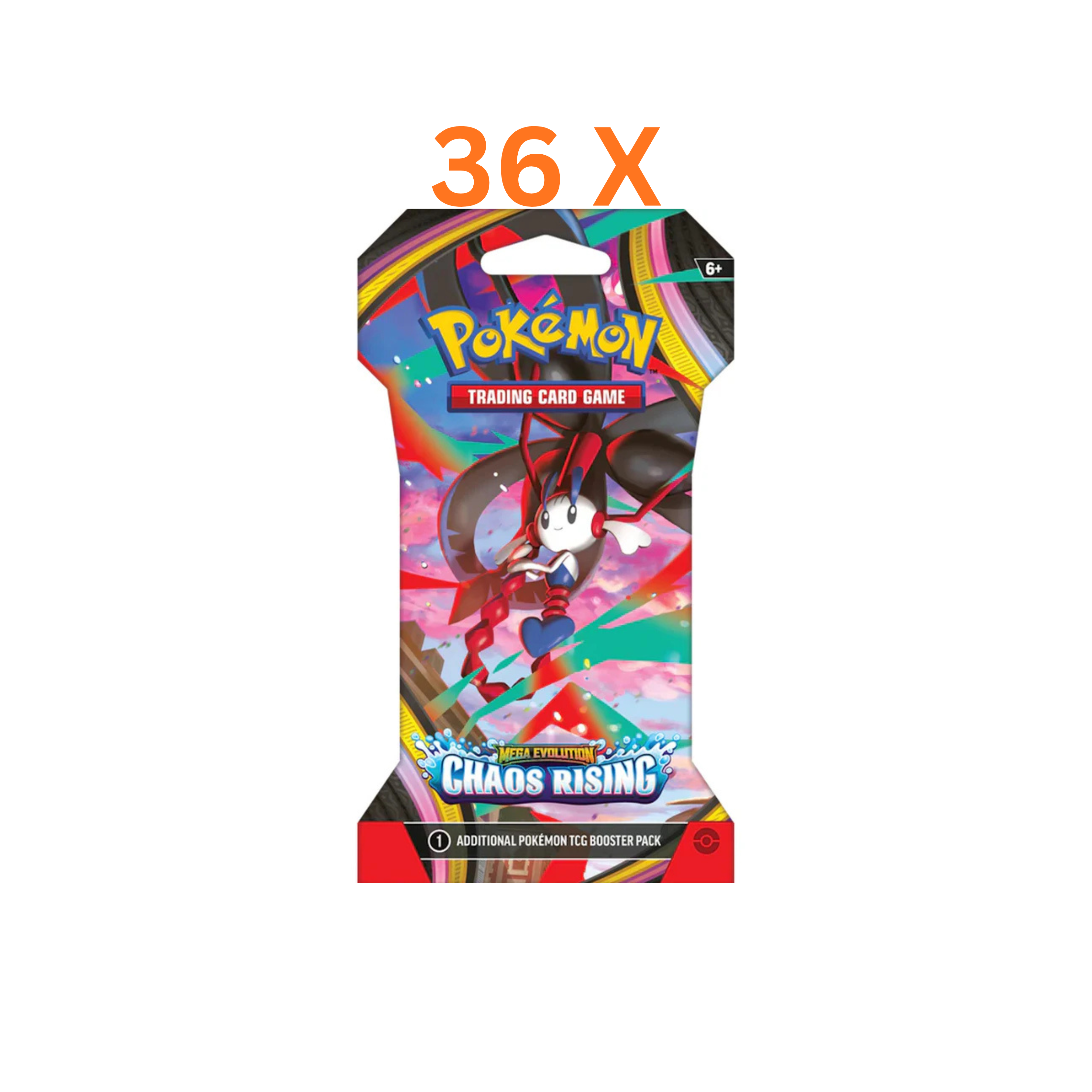 JCC POKÉMON ME04&nbsp;: CHAOS RISING – 36 boosters sous pochette [LIRE LA DESCRIPTION] | BD Cosmos