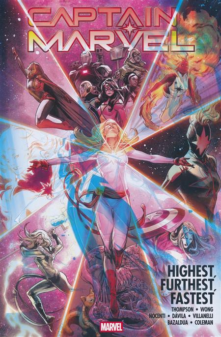 Captain Marvel: Highest, Furthest, Fastest Omnibus Carmen Carnero Cover **Misprint-See Description** | BD Cosmos