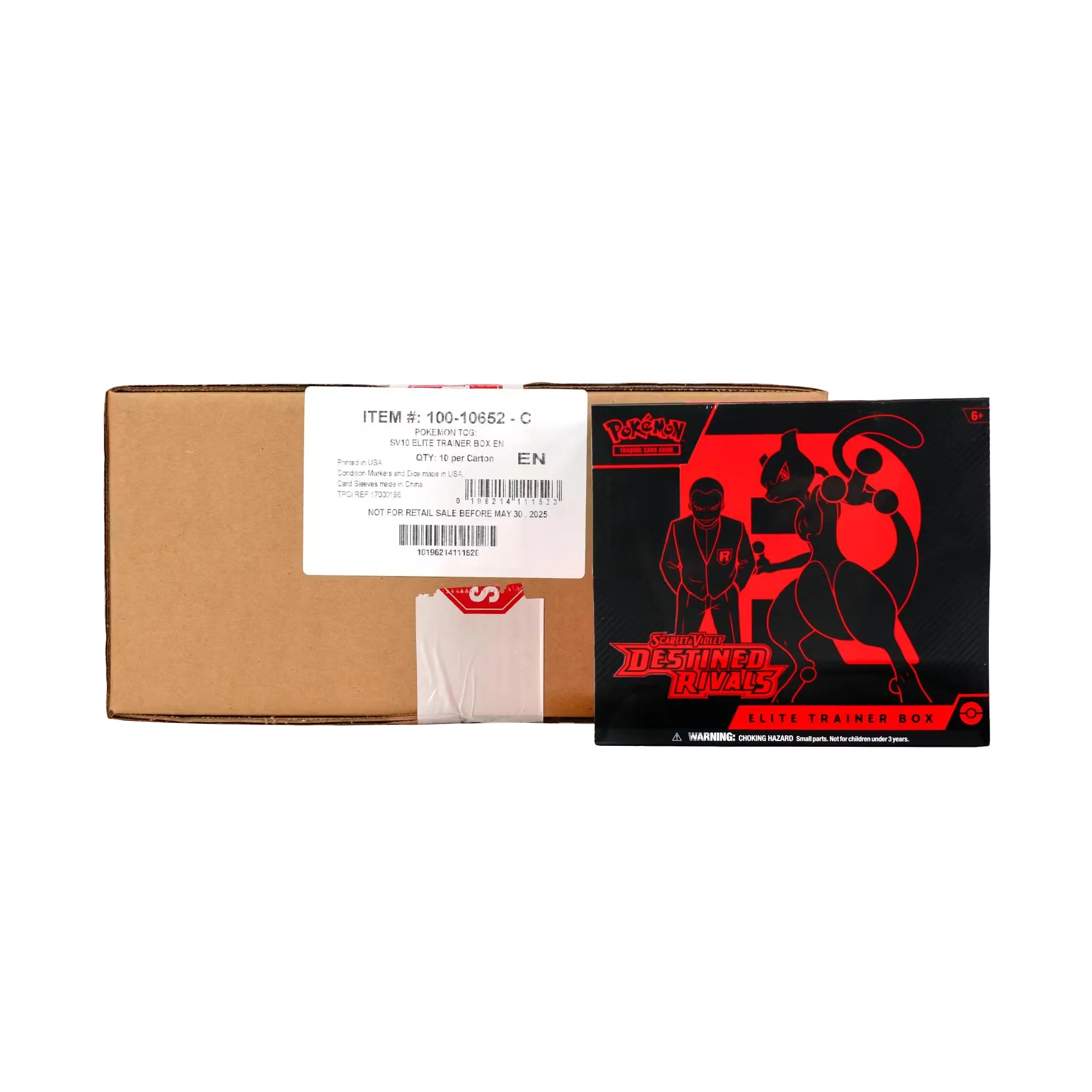 POKEMON TCG SV10: DESTINED RIVALS ELITE TRAINER CASE - AUGUST REPRINT - LIMIT 1 PER ORDER [READ DESCRIPTION] | BD Cosmos